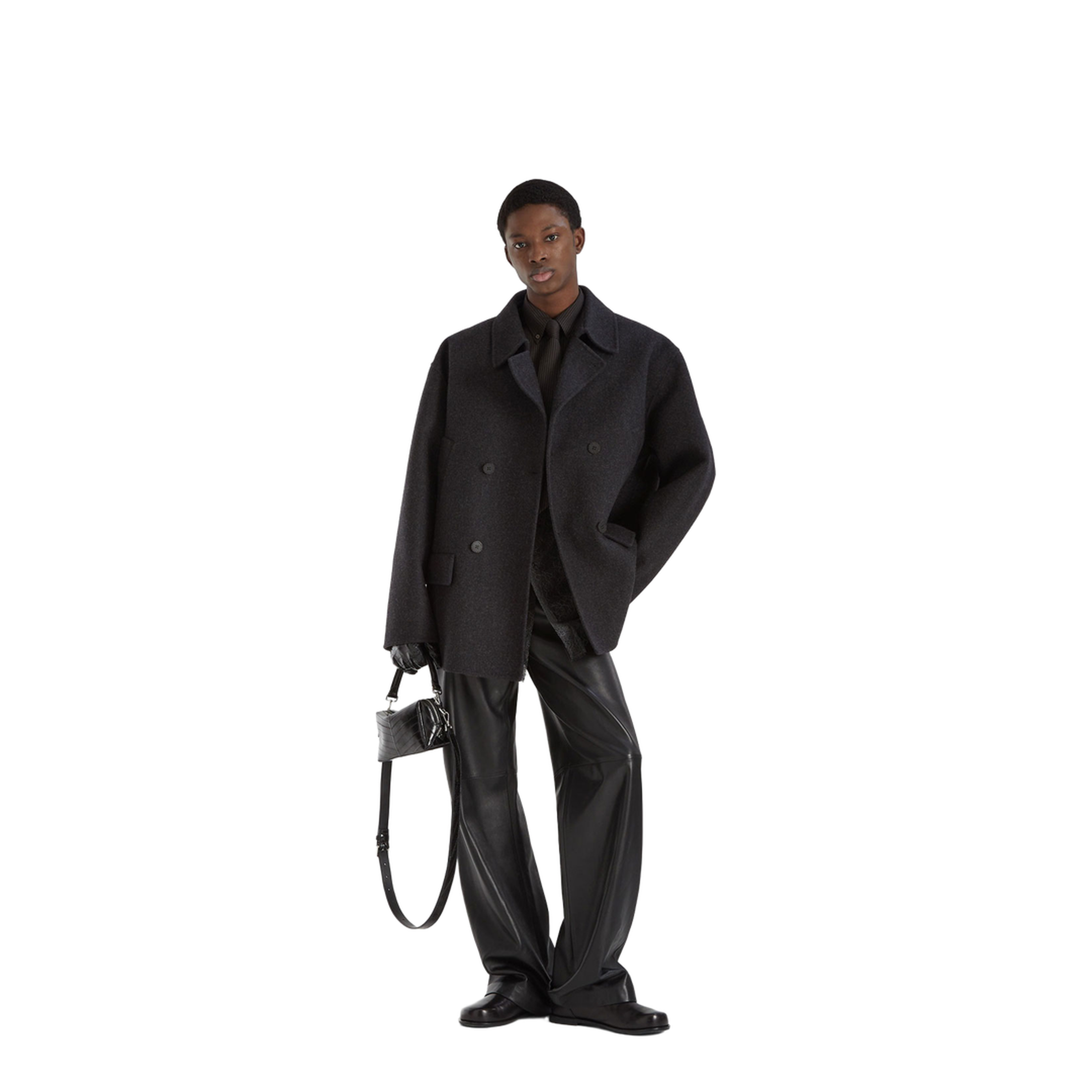 MAYFEYR - Fendi - Wool Double-Breasted Pea Coat - FW1415AOYA