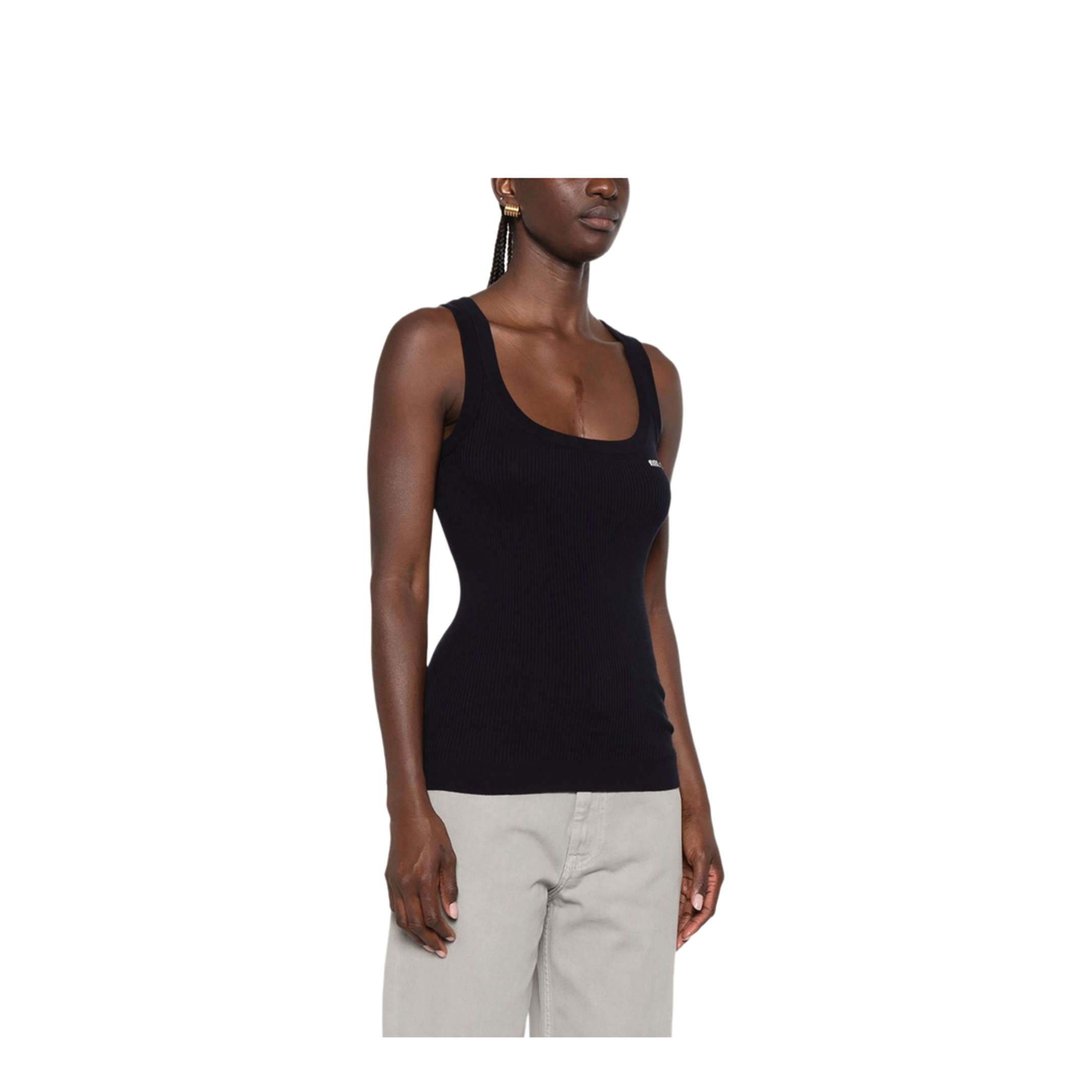 MAYFEYR - Miu Miu - Top Navy - MMV29412ZLF0008