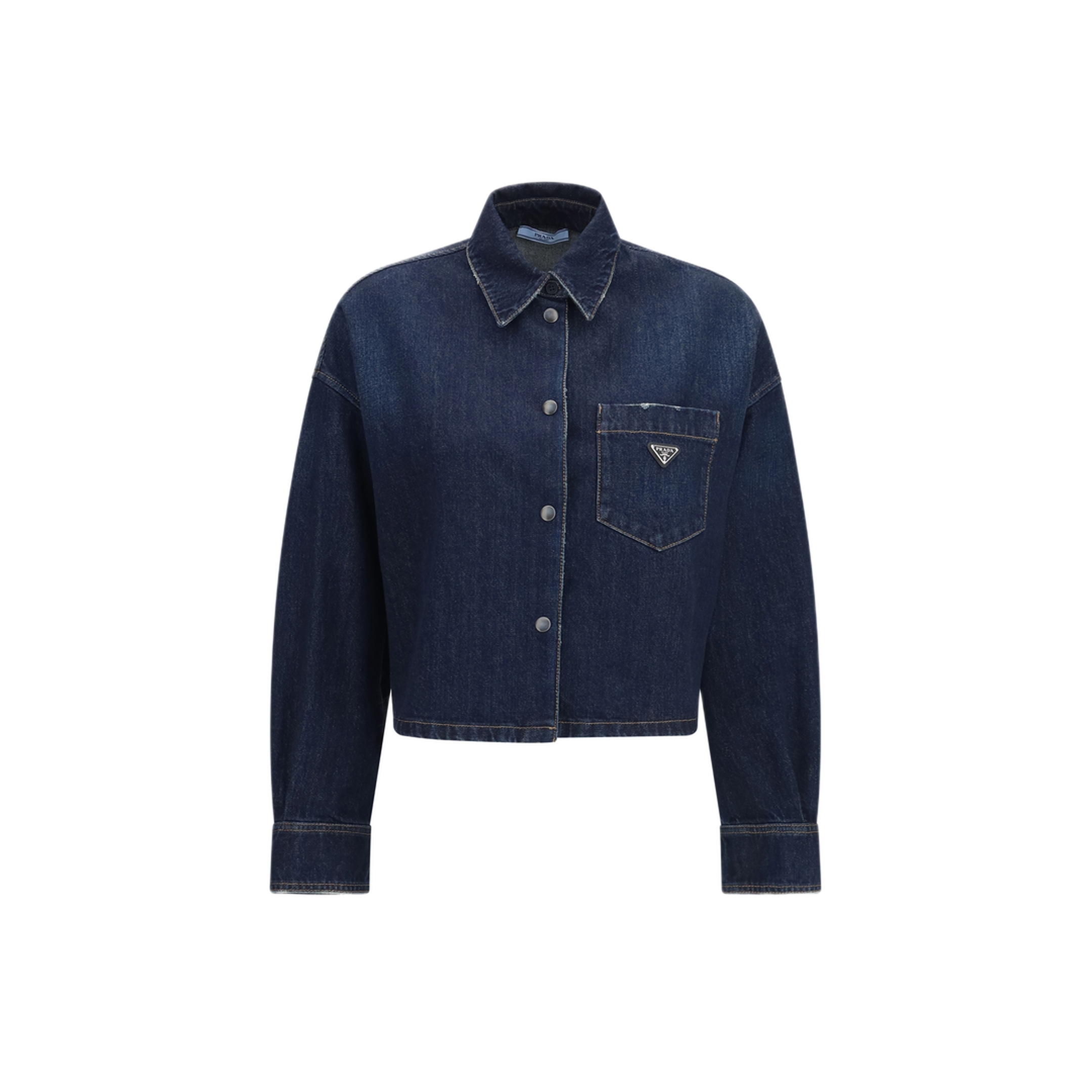 MAYFEYR - Prada - Denim Shirt With Logo - GFC070SOOO19VI
