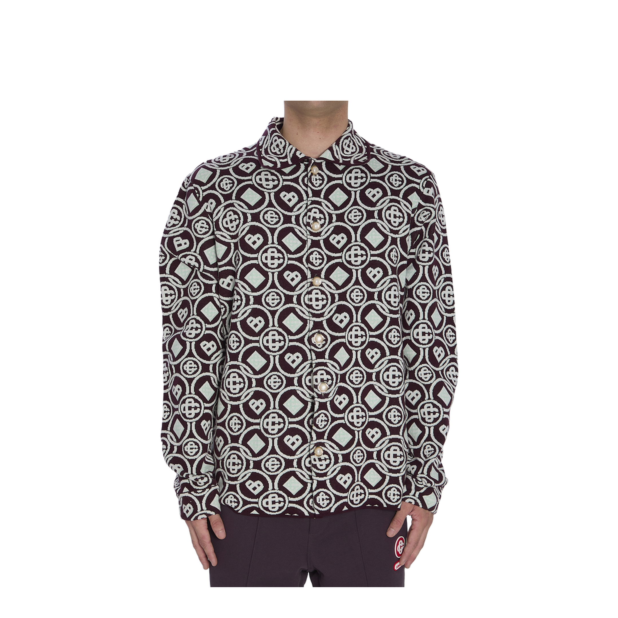 MAYFEYR - Casablanca - Monogram-Patterned Overshirt - AW25KW109301