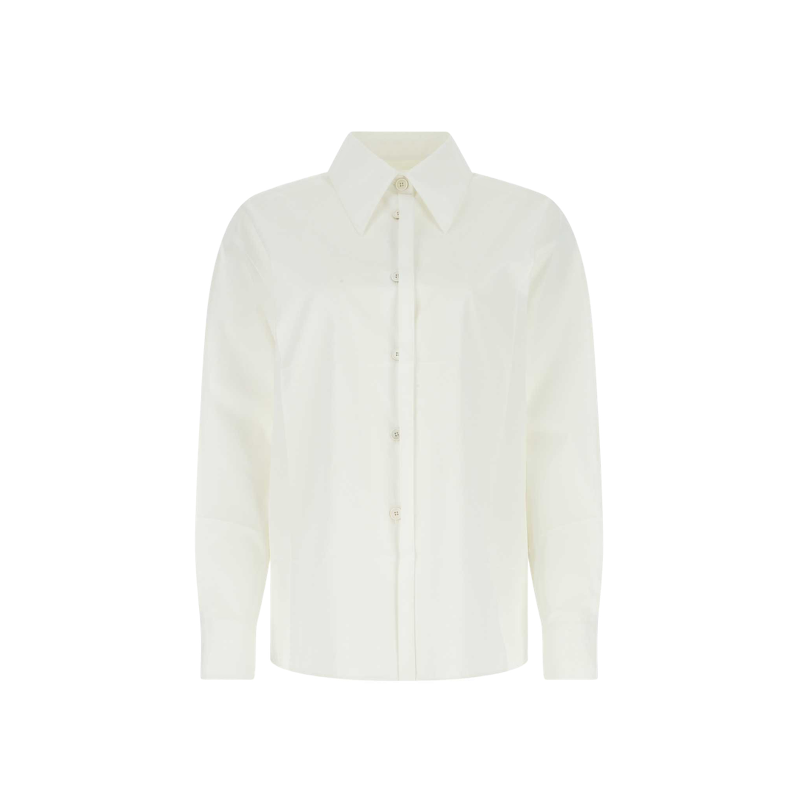 White Poplin Oversize Shirt