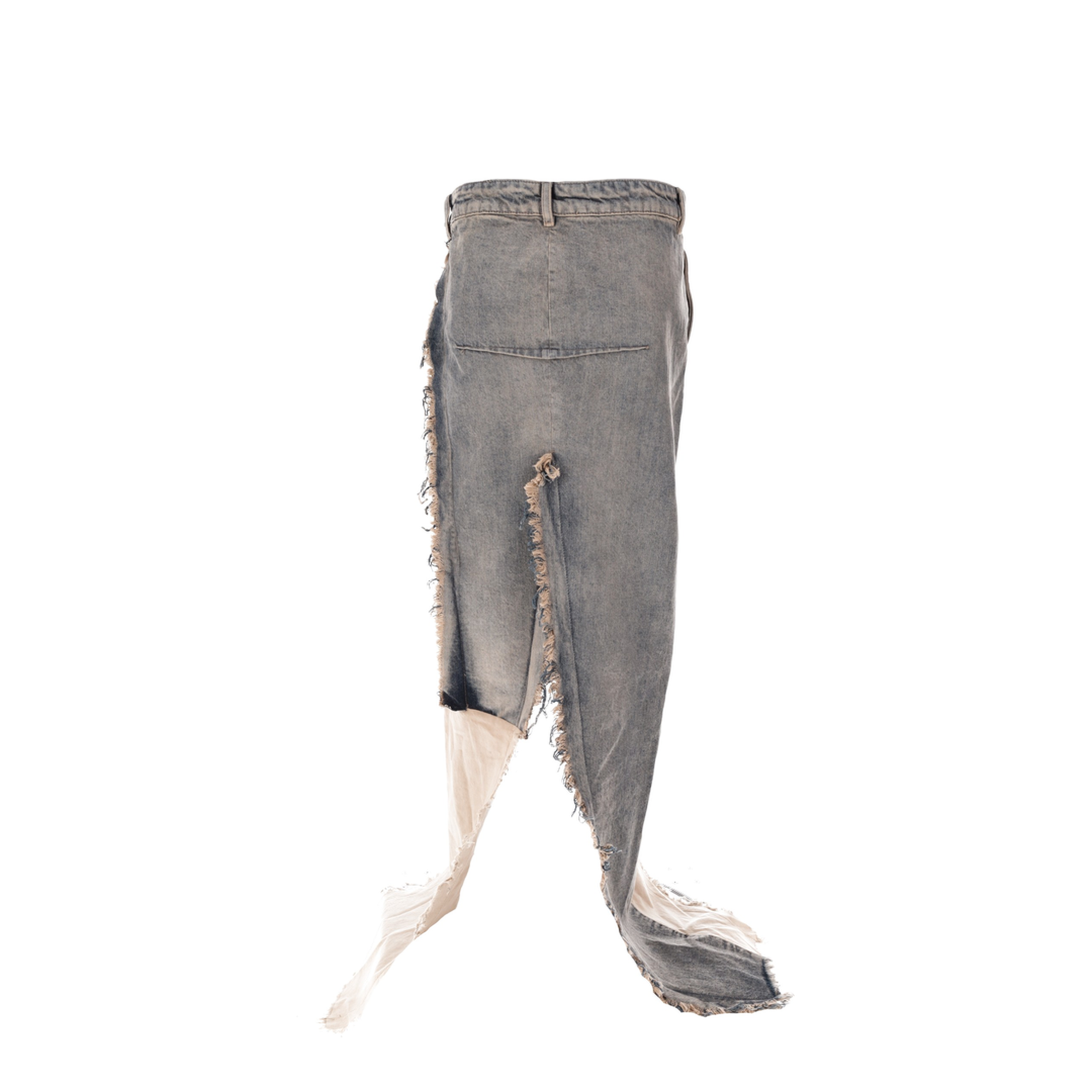 MAYFEYR - Rick Owens - Denim Sliced Skirt - RO02E4393DW76217621