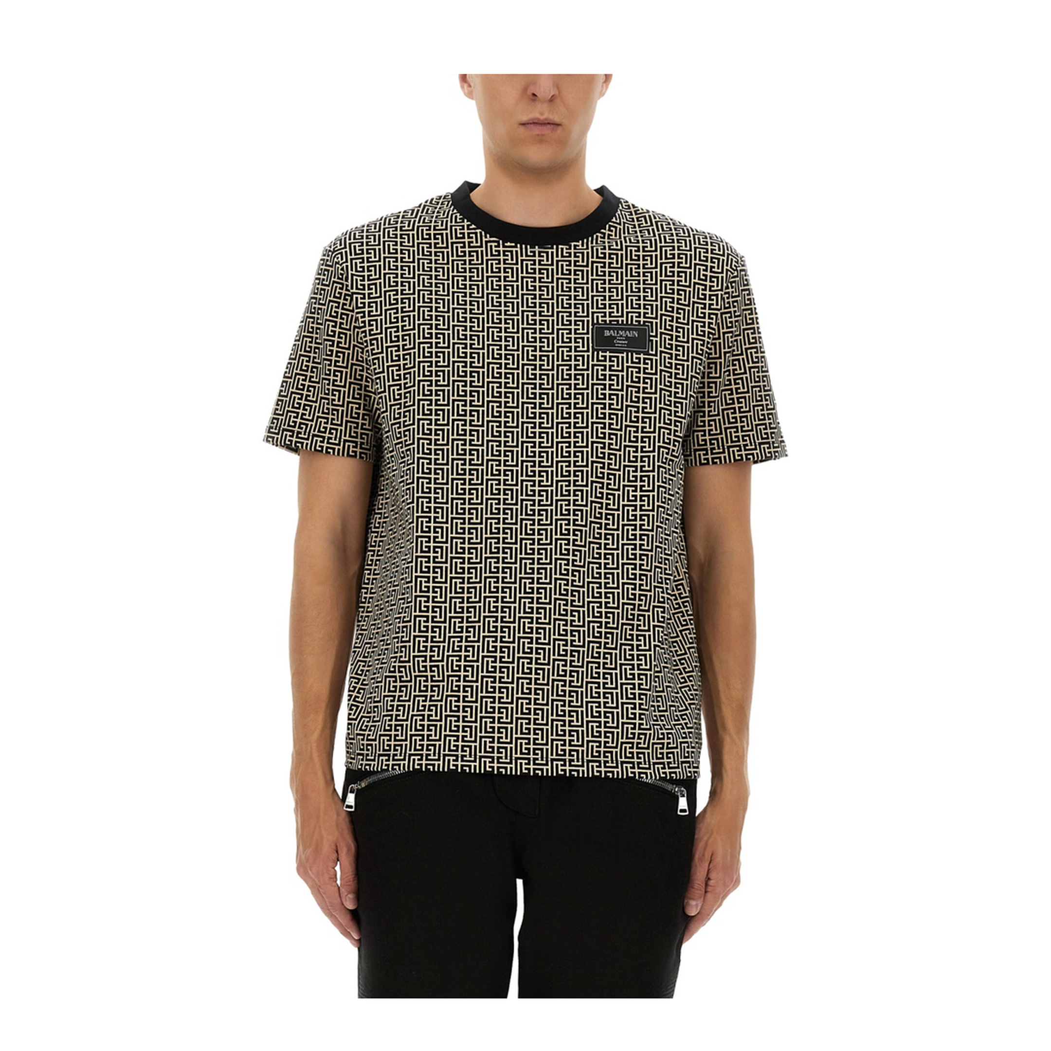 Monogrammed Jacquard T-Shirt