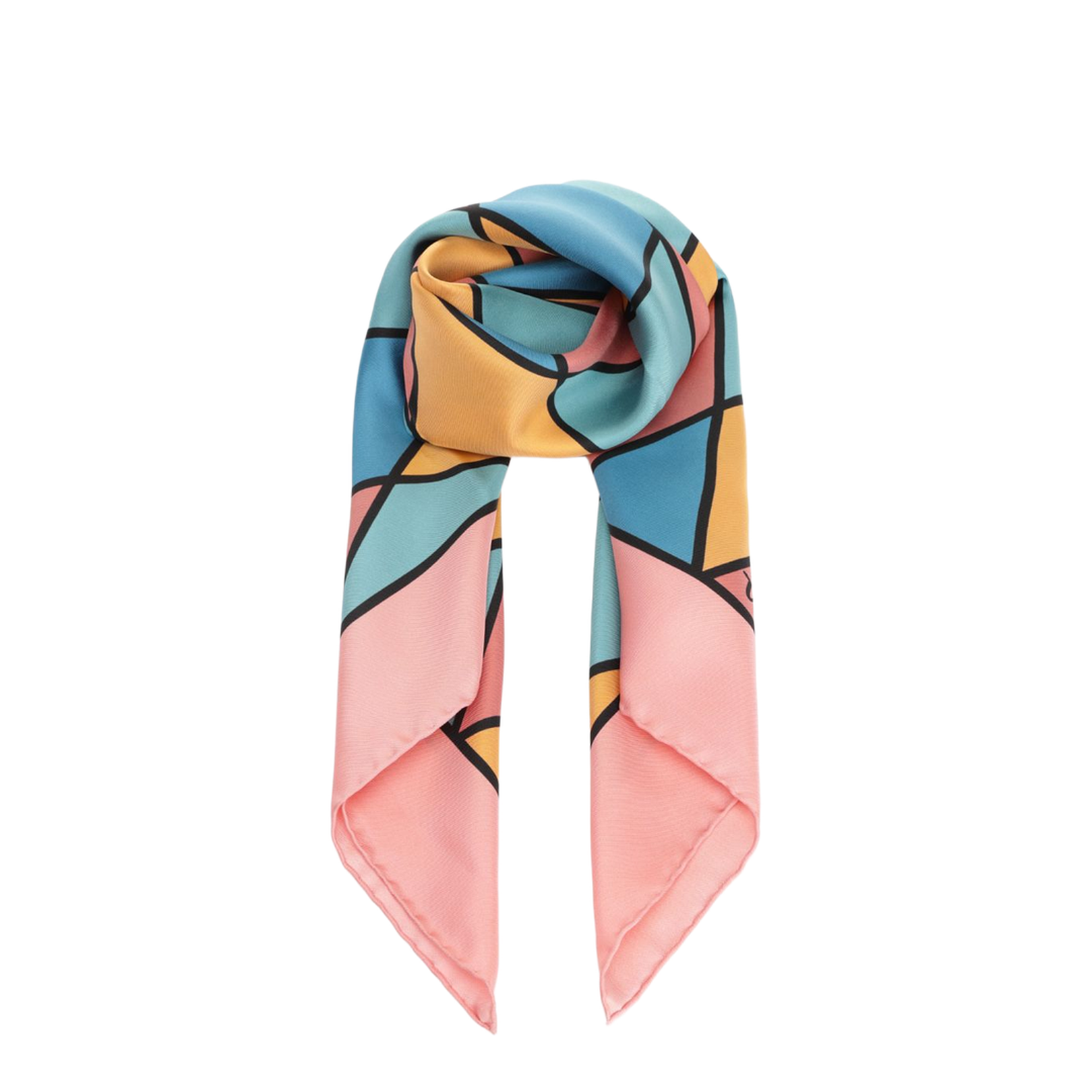 FOULARD | RHOMBELLE | SETA/STAMPA RHOMBELLE PICCOLO