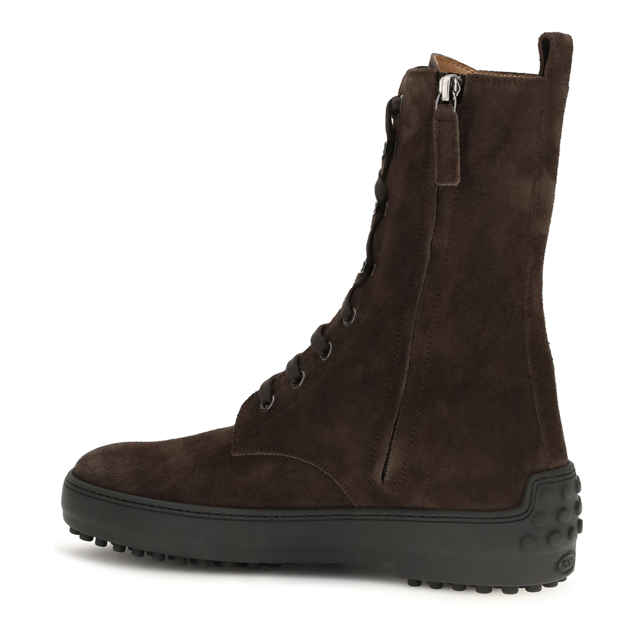 MAYFEYR - Tod's - Winter Gommino Suede Leather Lace-Up Ankle Boots - XXW84L0JU70RE0