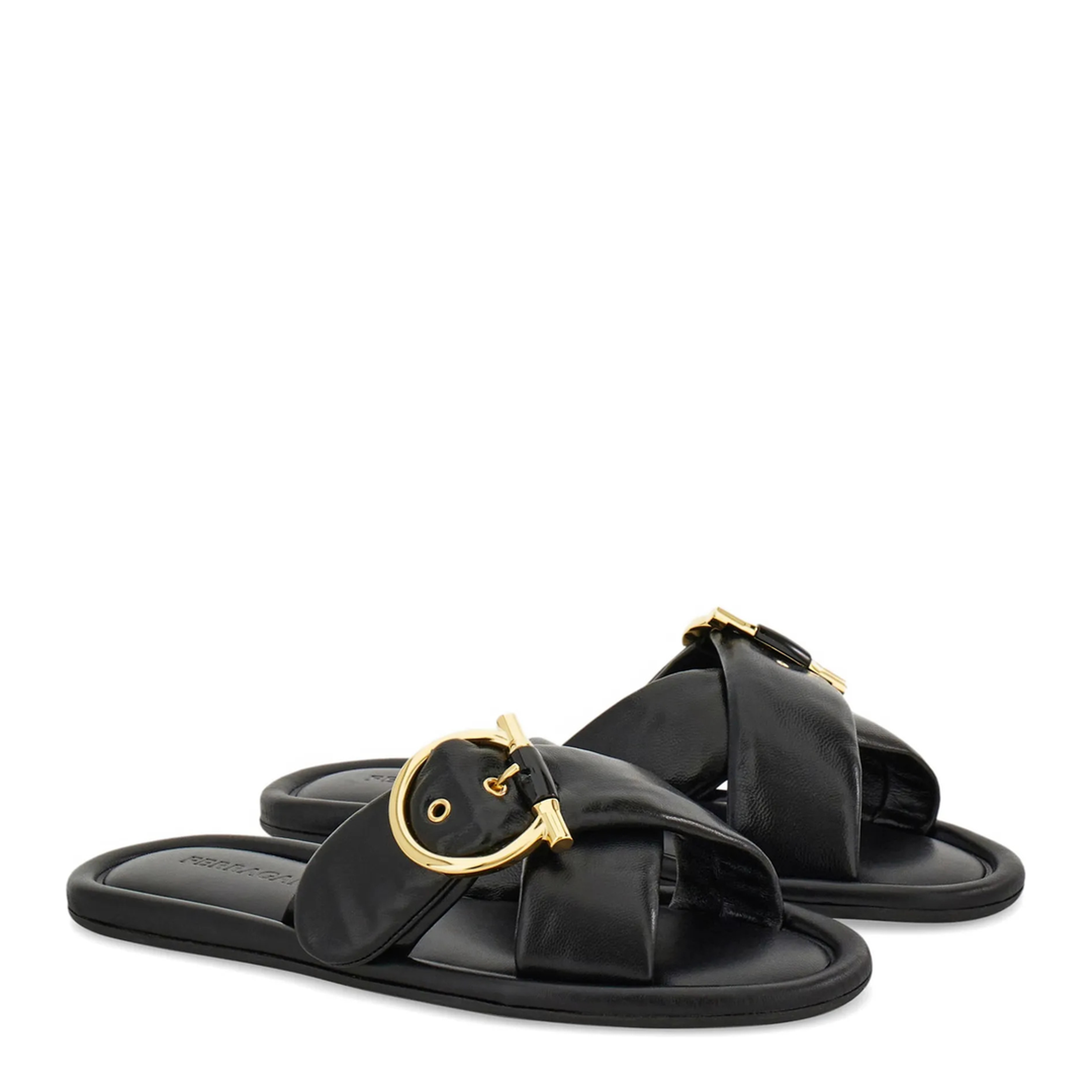 MAYFEYR - Ferragamo - Elyzia Leather Slide - 01L685793710