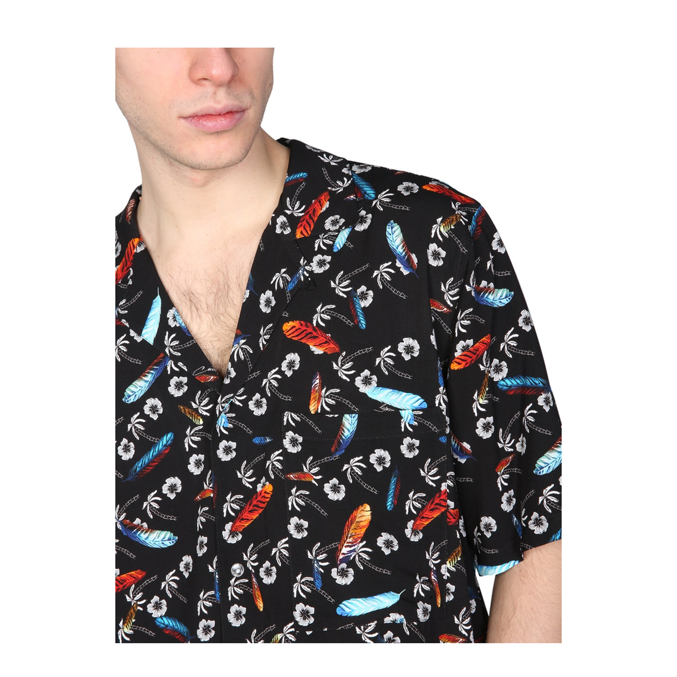MAYFEYR - MARCELO BURLON COUNTY OF MILAN - Hawaii Shirt - CMGA069S22FAB0011001