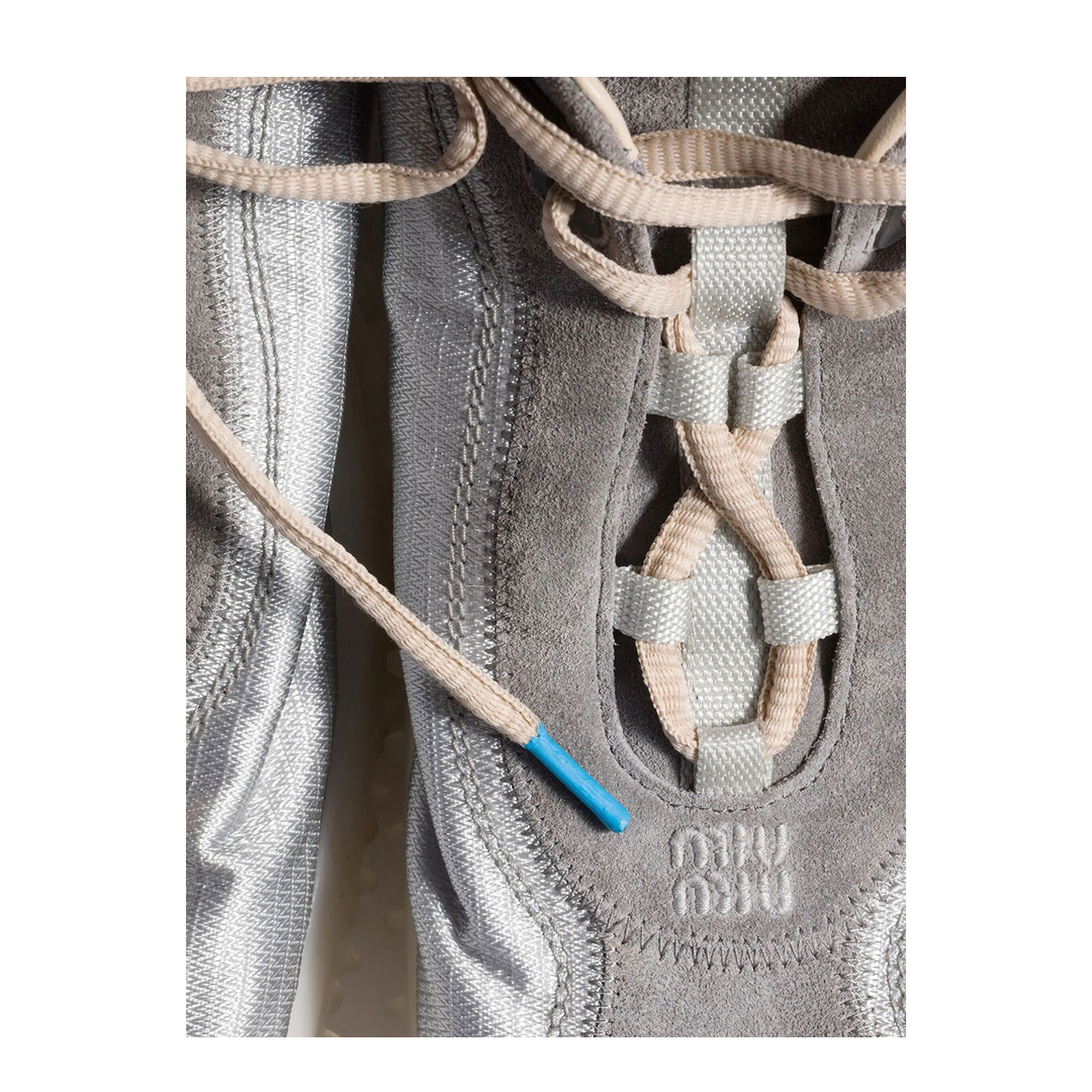 MAYFEYR - MIUMIU - Nylon And Suede Sneakers - 5E806EFA0453M0KF0424