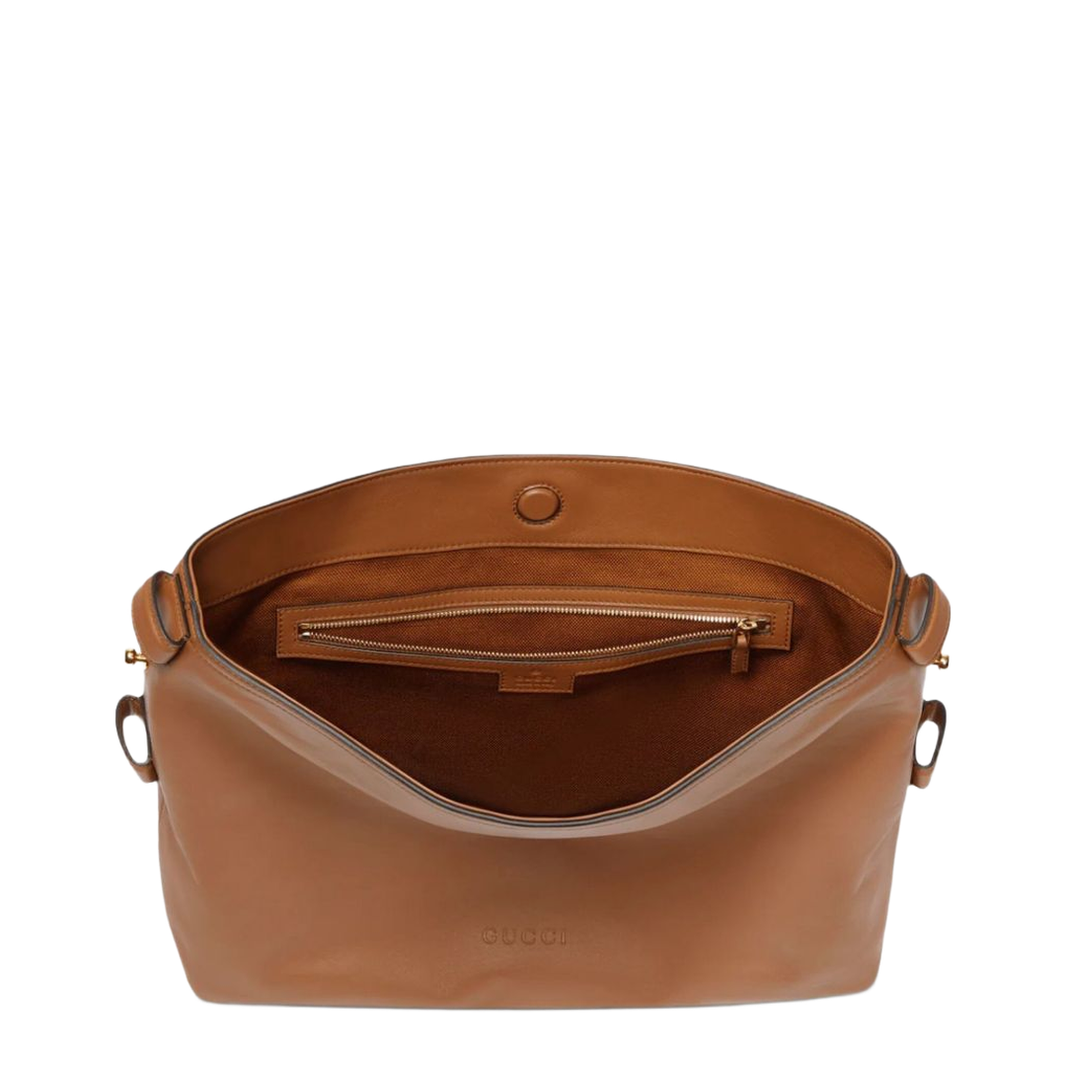 Beatrix Medium Leather Shoulder Bag - Brown