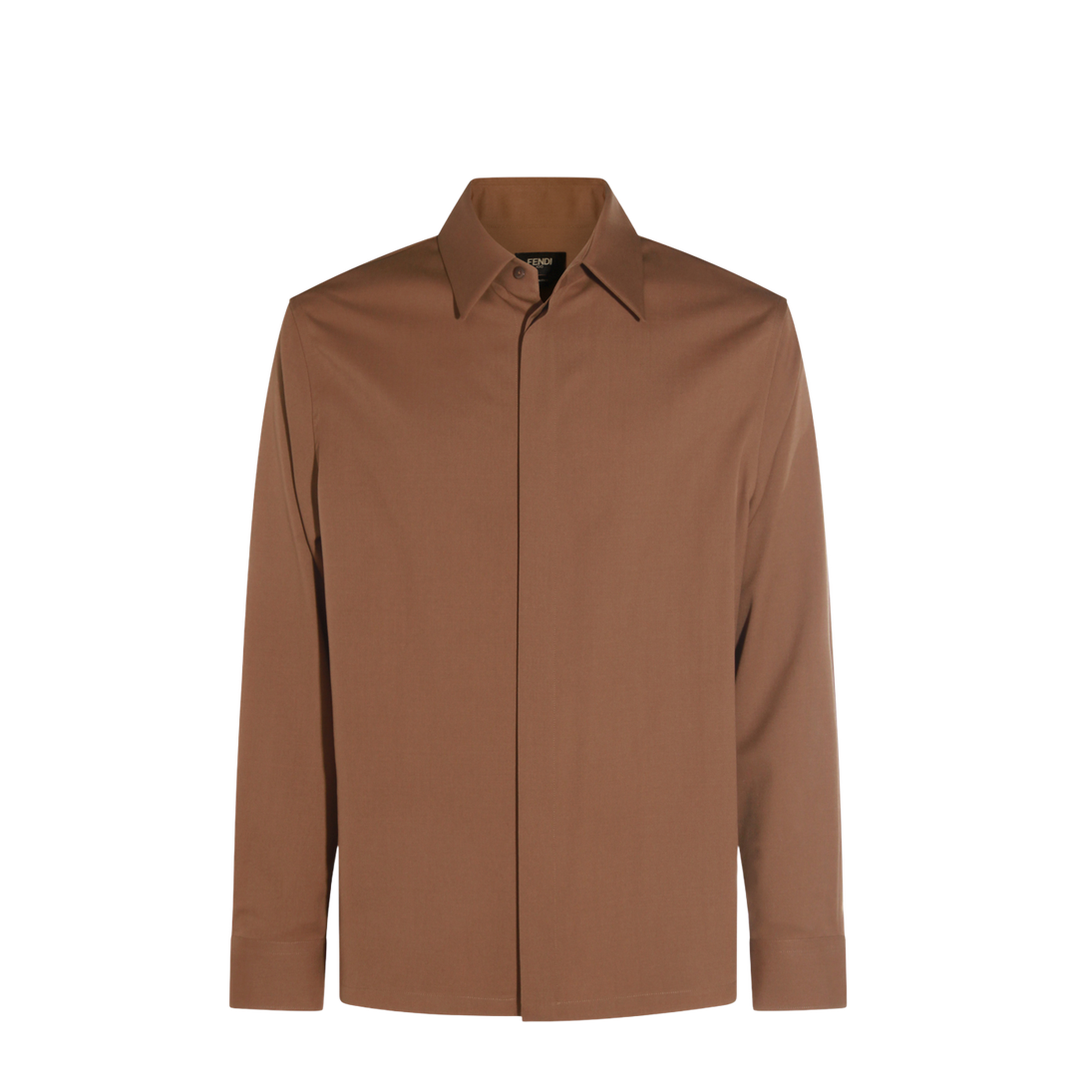 Rust-coloured Wool Shirt