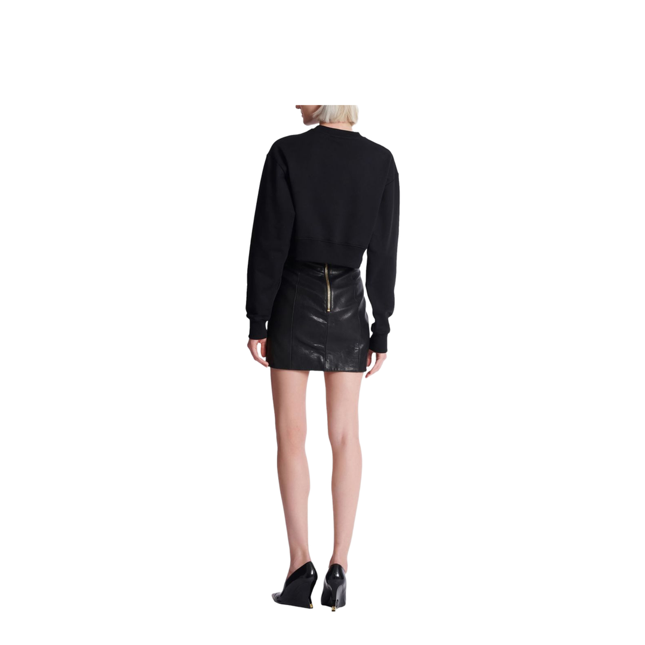 Cropped Roundneck Sweater