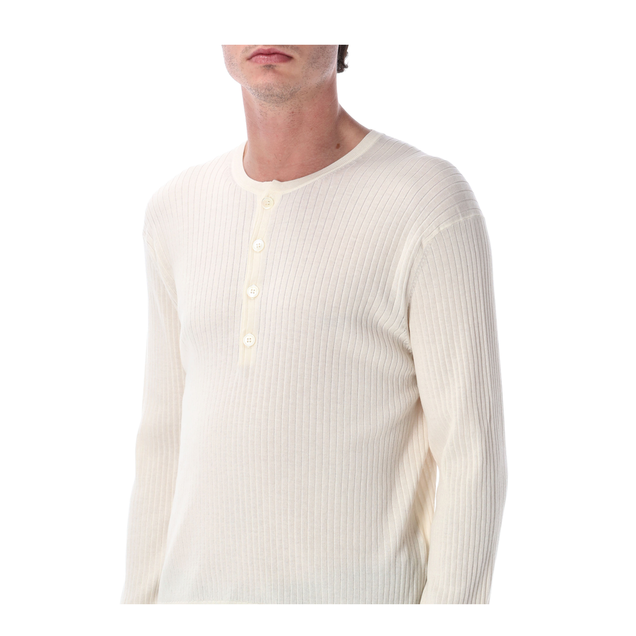 MAYFEYR - Our Legacy - Fine Henry Cotton T-Shirt - M2263FIIVORY
