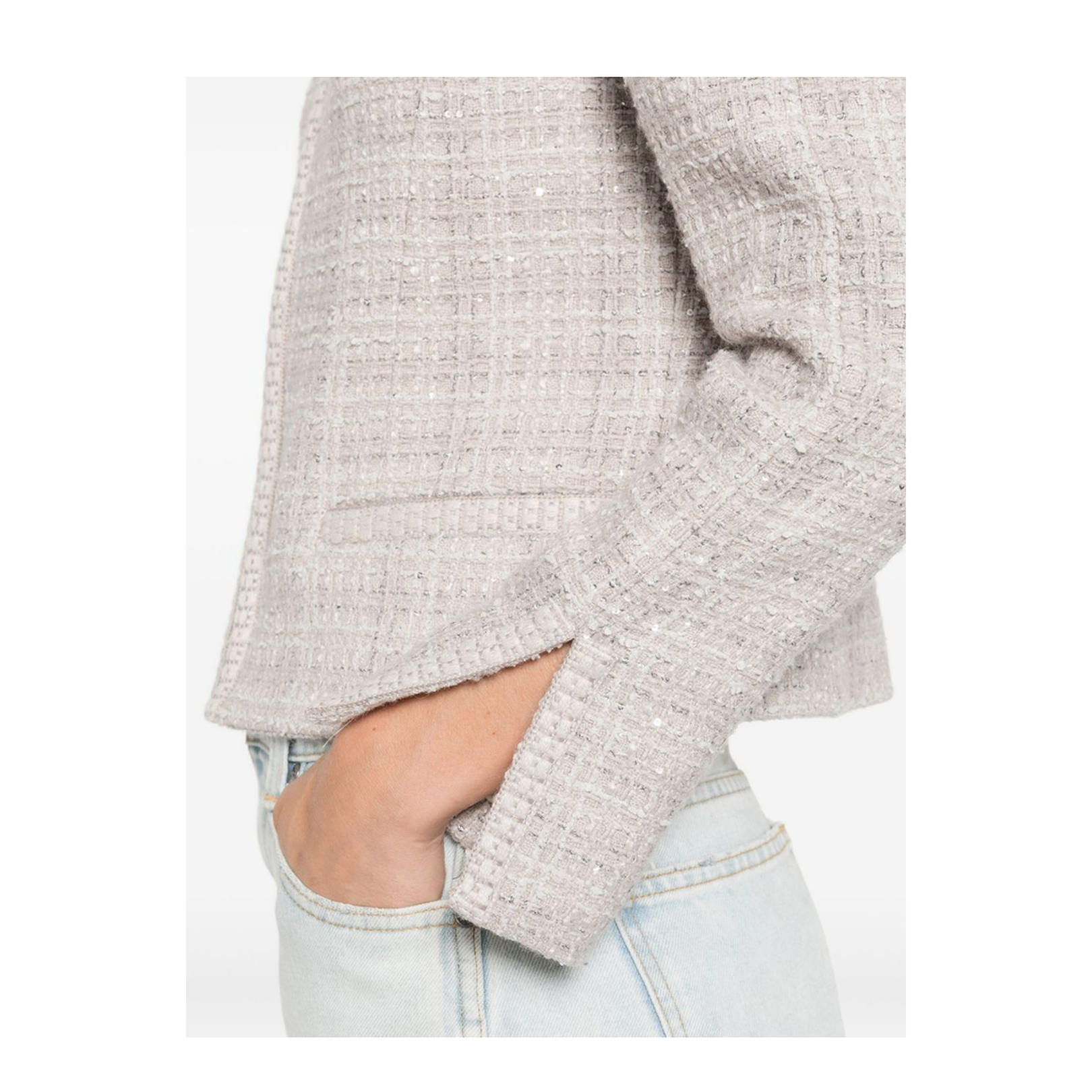 Wool Blend Blazer Jacket