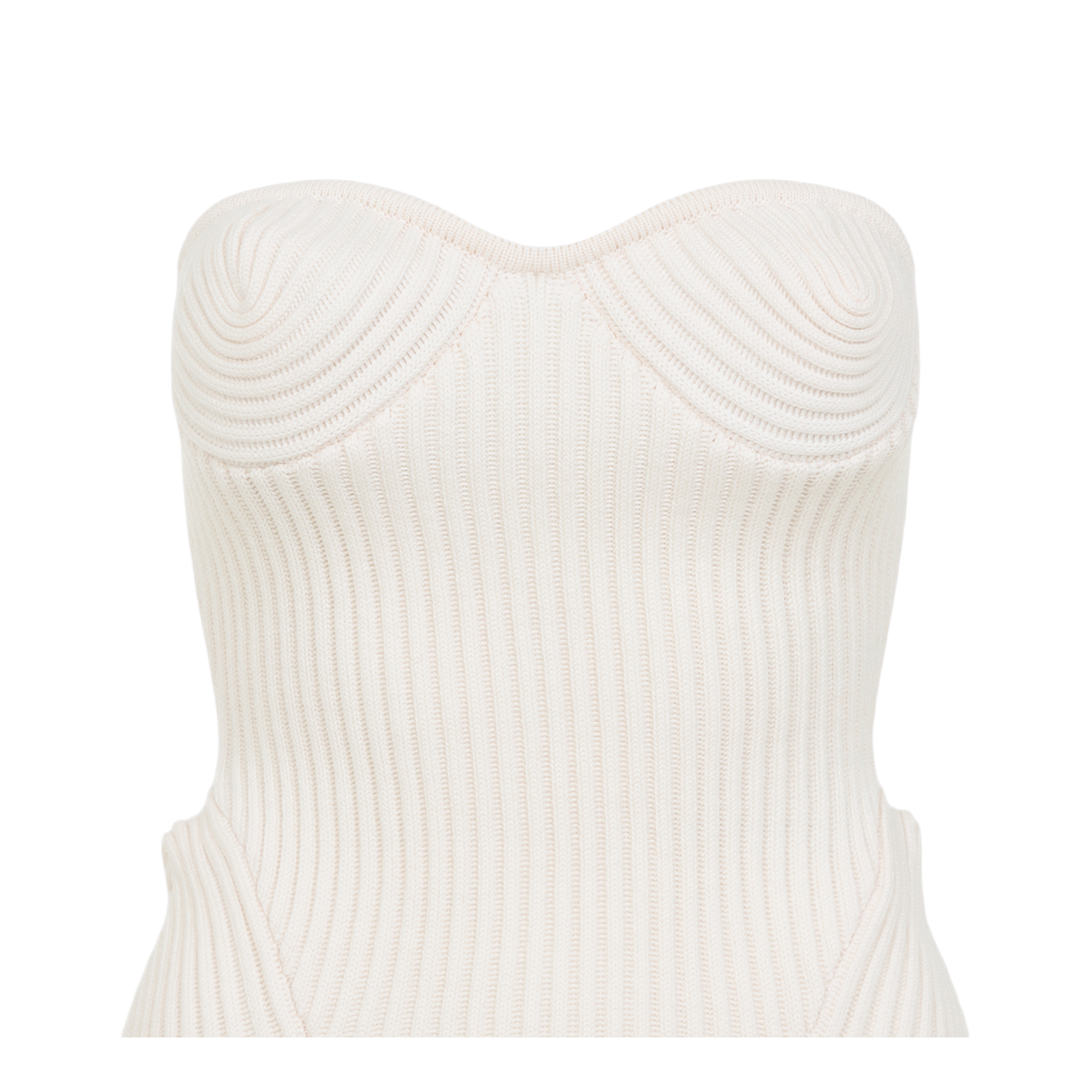 MAYFEYR - Jean Paul Gaultier - Merino Wool Ribbed Stretch Corset - 2503WPO010K00101