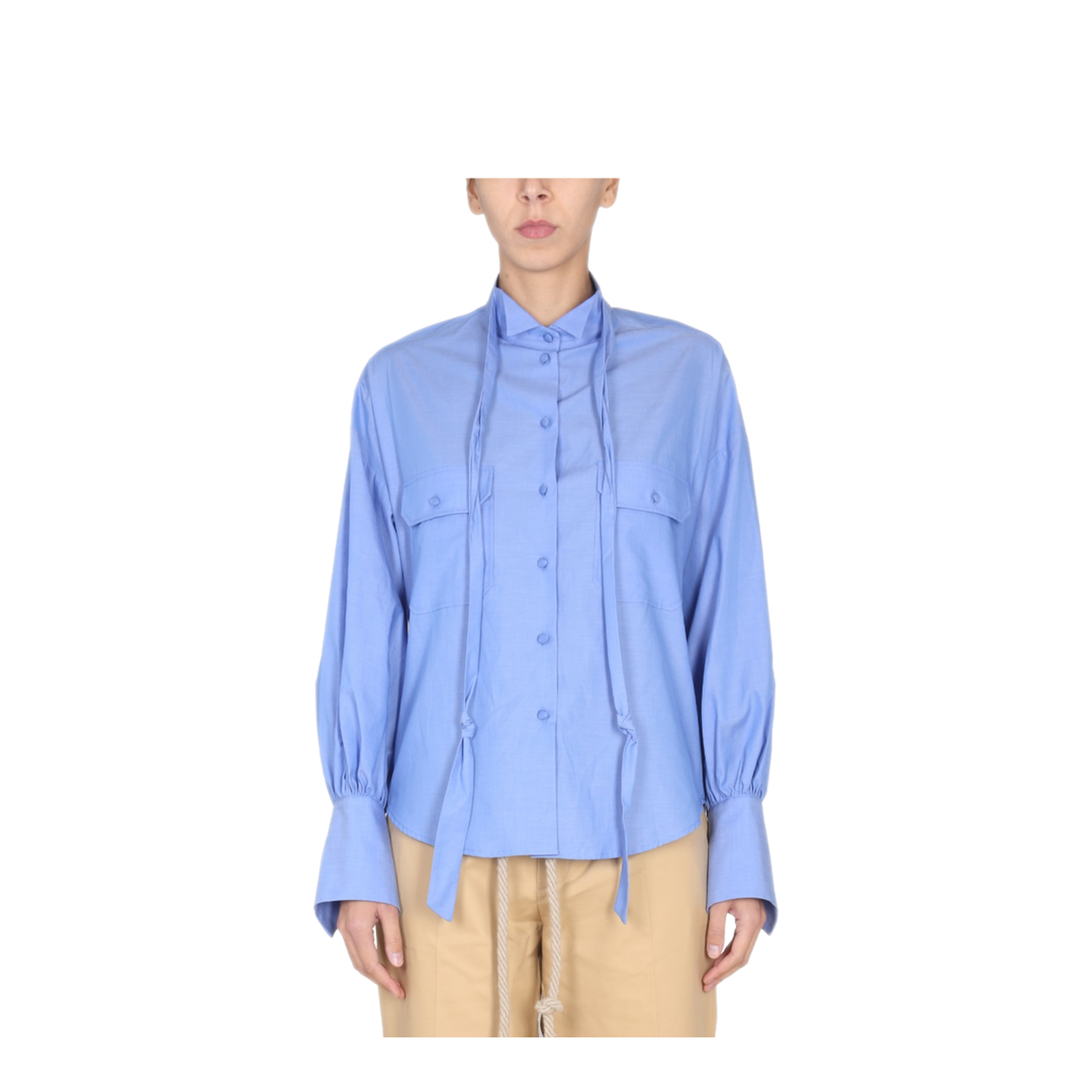 MAYFEYR - JEJIA - Poplin Shirt - BIRKINVARBLIGHBLUE