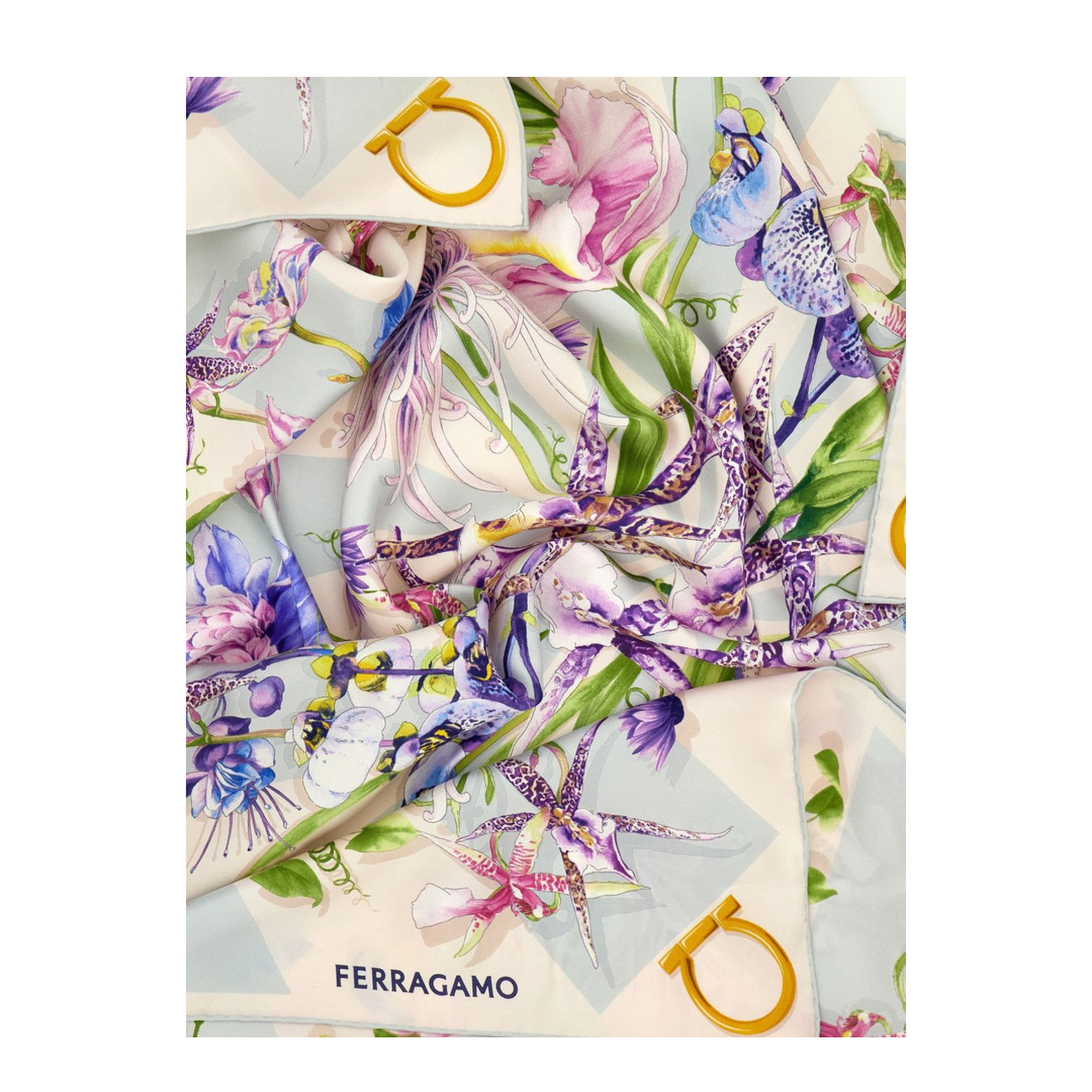 MAYFEYR - Ferragamo - Clear Blue Scarfs - 310225789917003