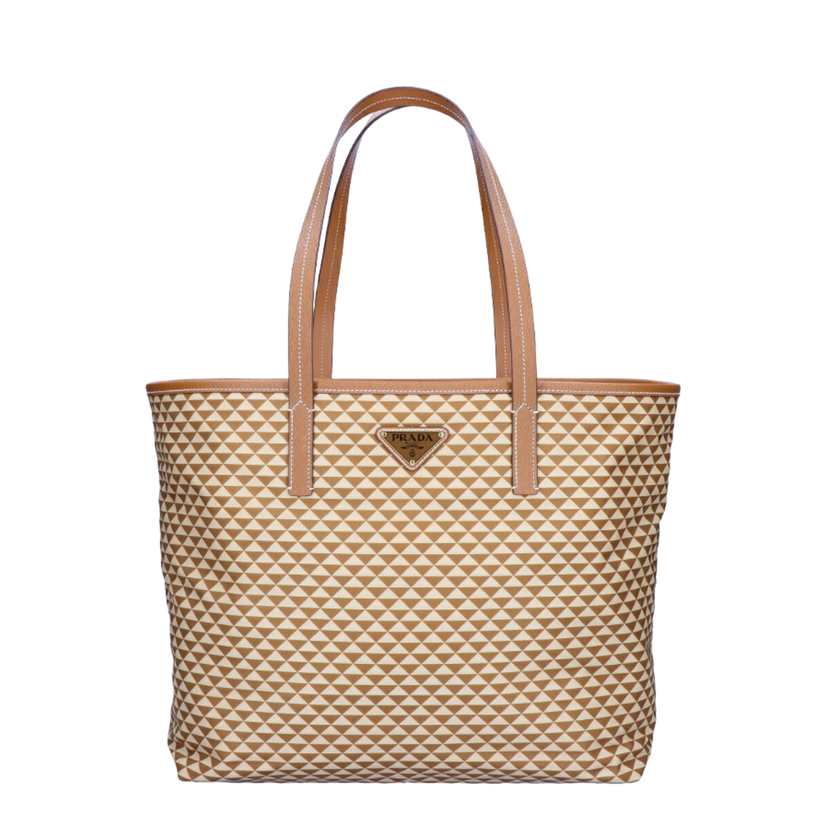 Leather Logo Shopper
