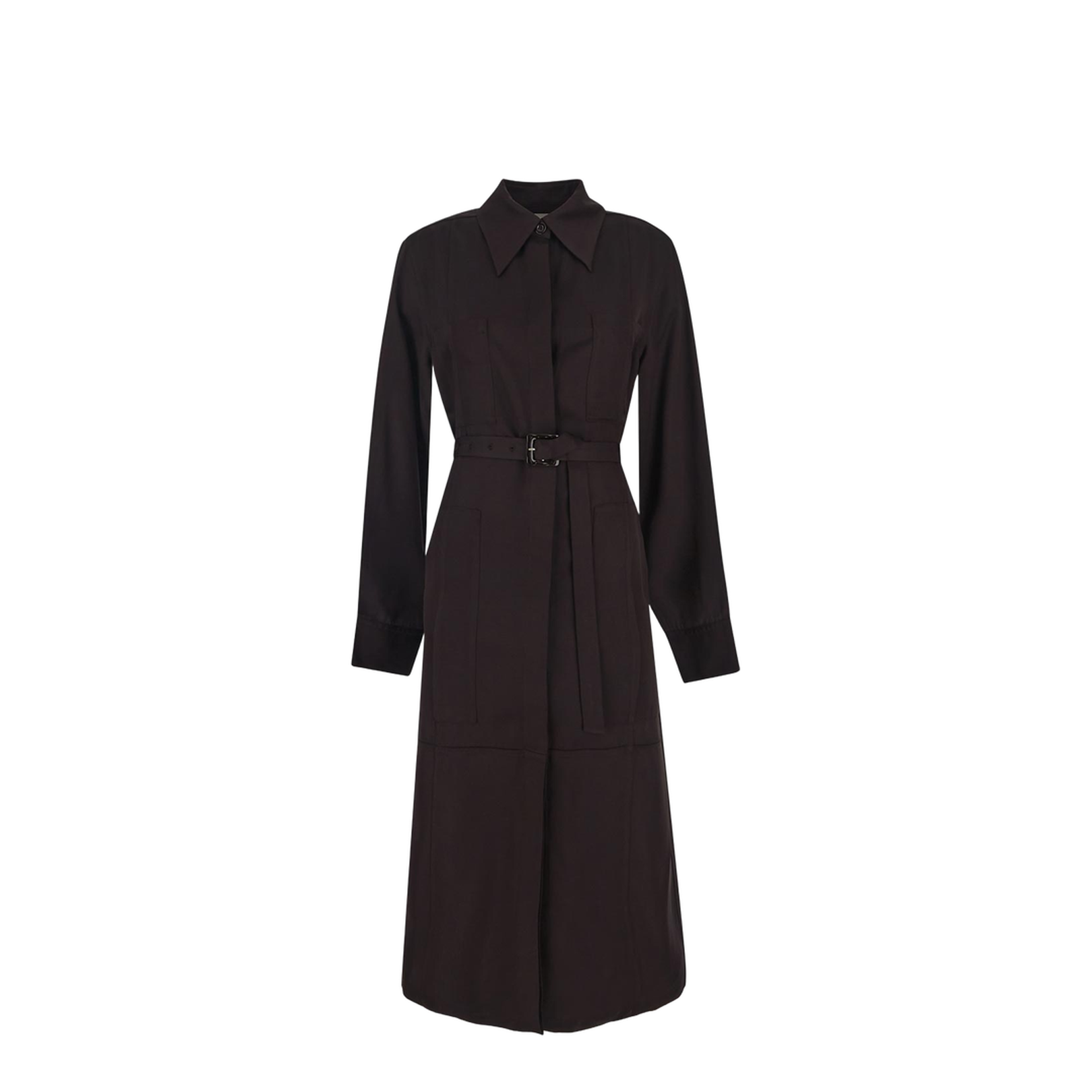 Ganache Viscose Trench Coat