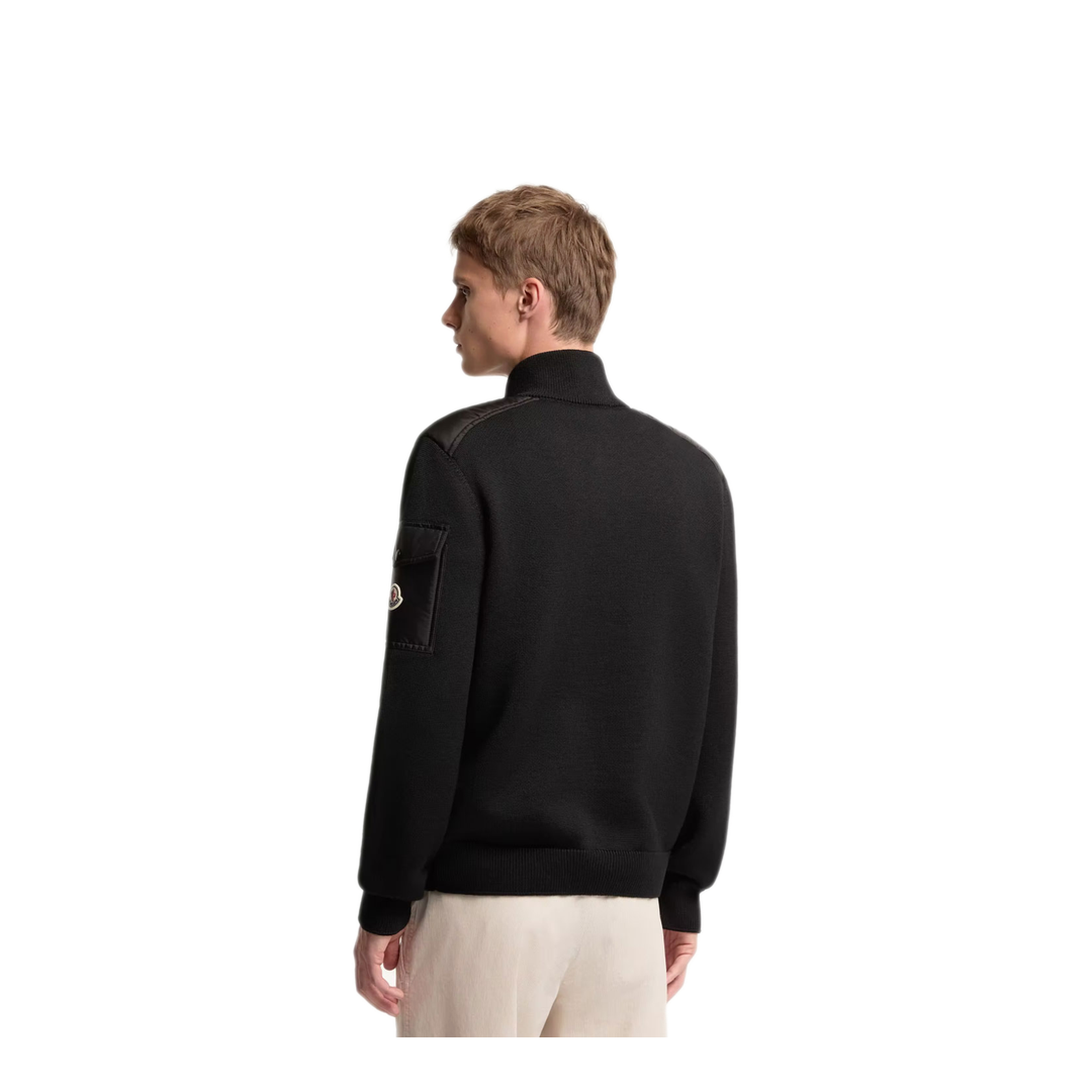 MAYFEYR - Moncler - Padded Wool Zip-Up Cardigan - L20919B00003M1131