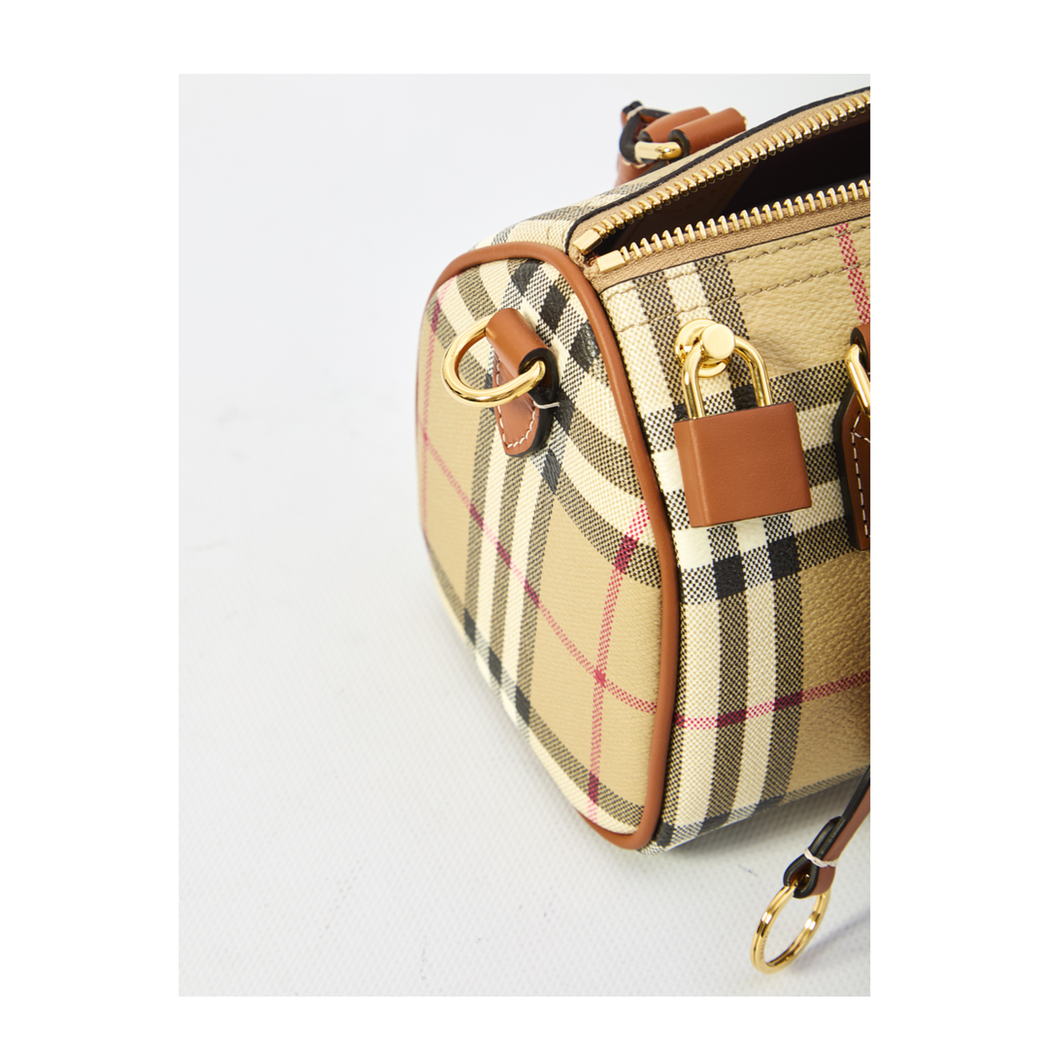 Mini Check Bowling Bag
