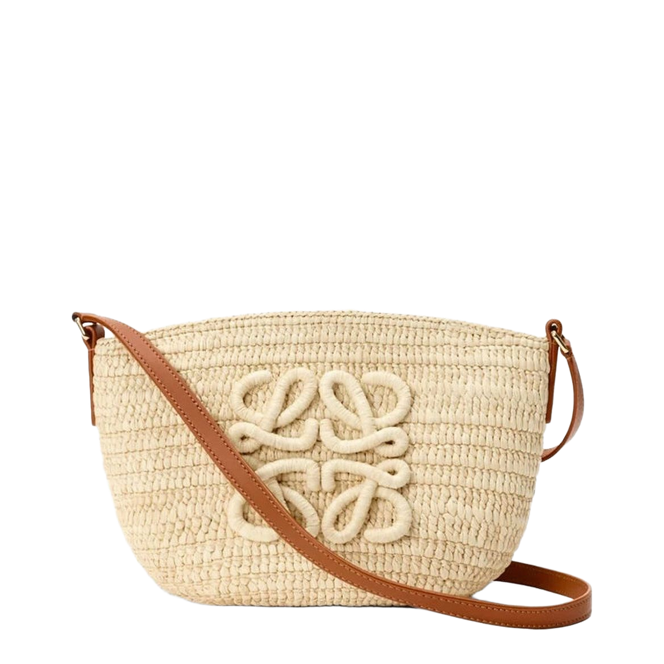 Eclipse Raffia Pochette
