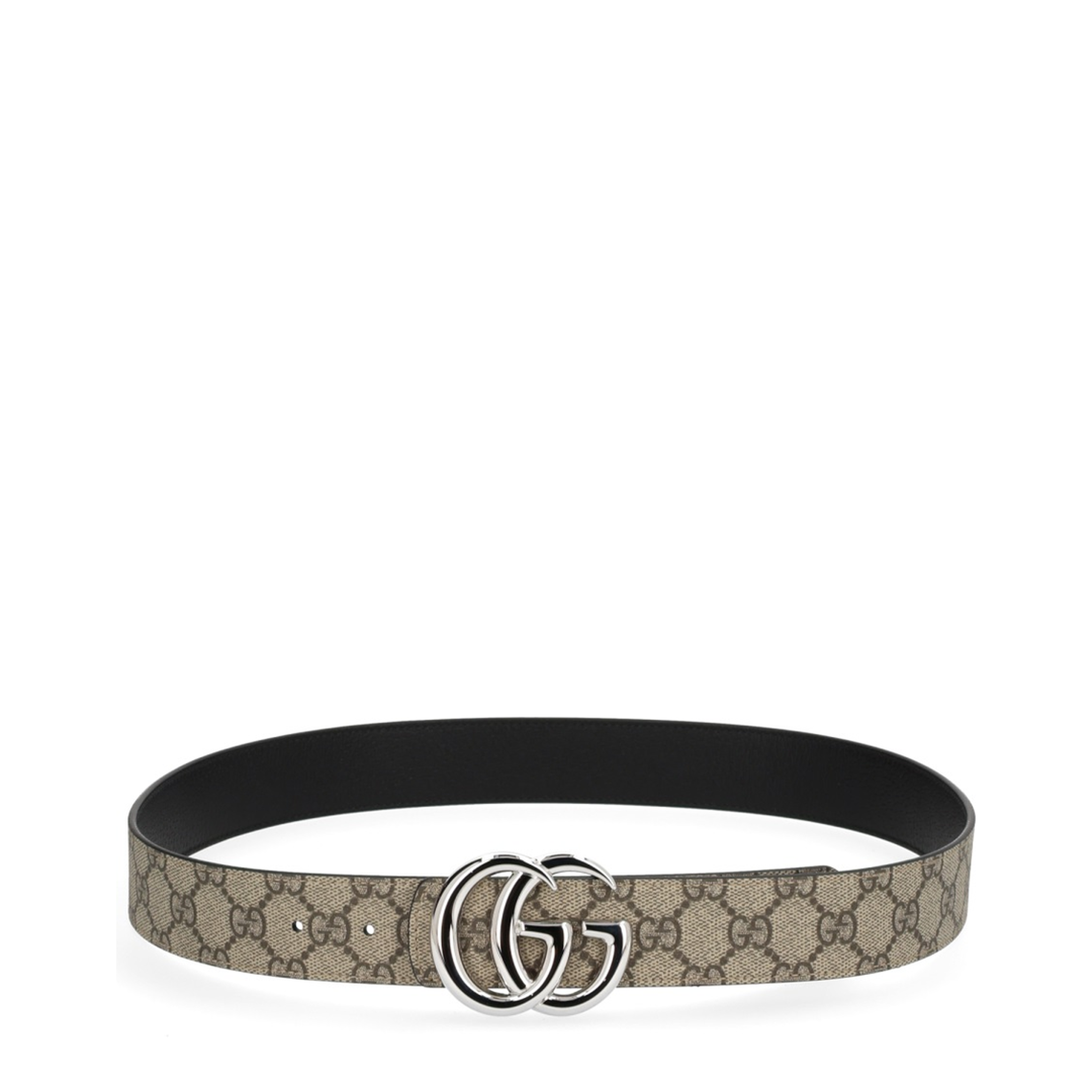 Reversible Belt in Black Leather