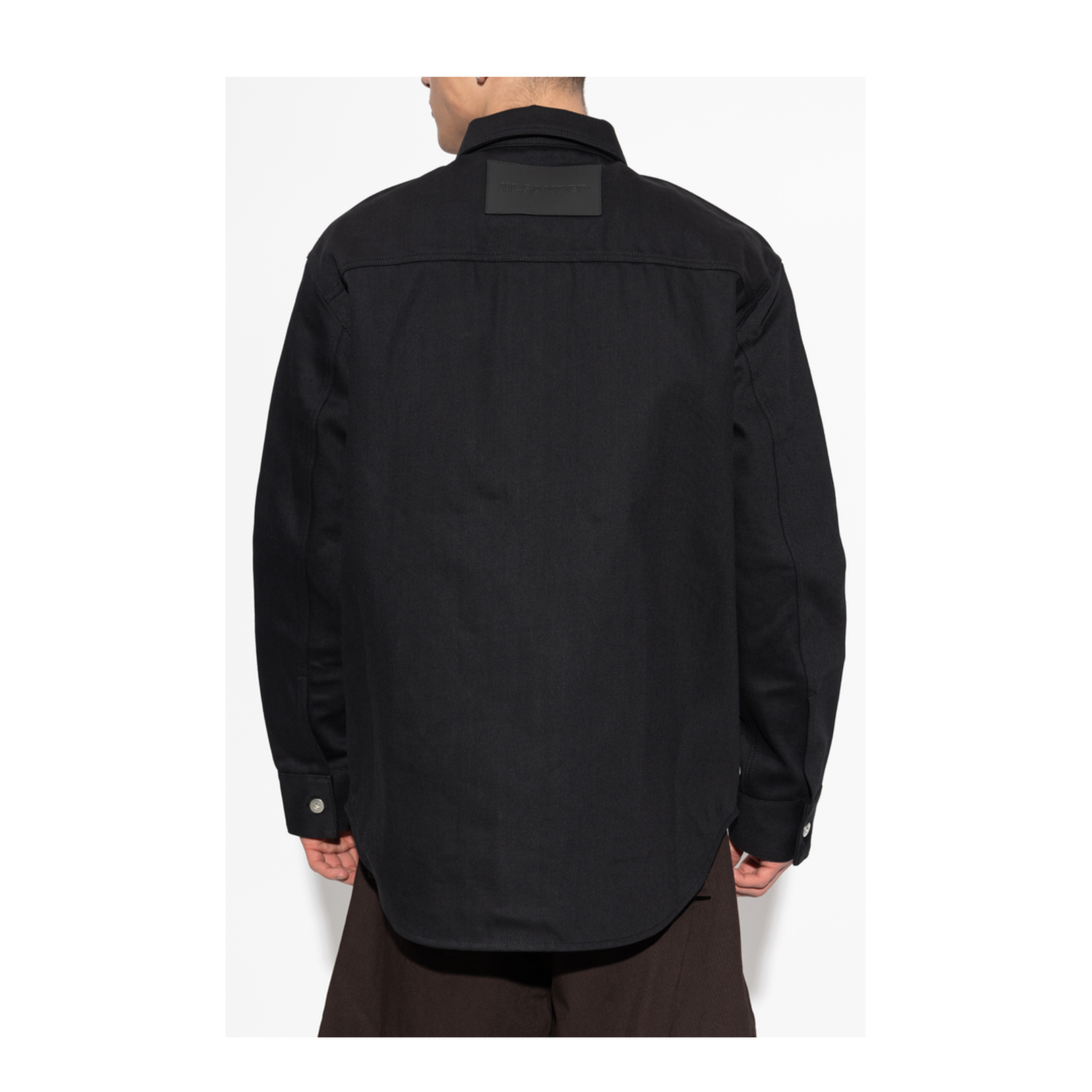 Long-Sleeve Denim Shirt