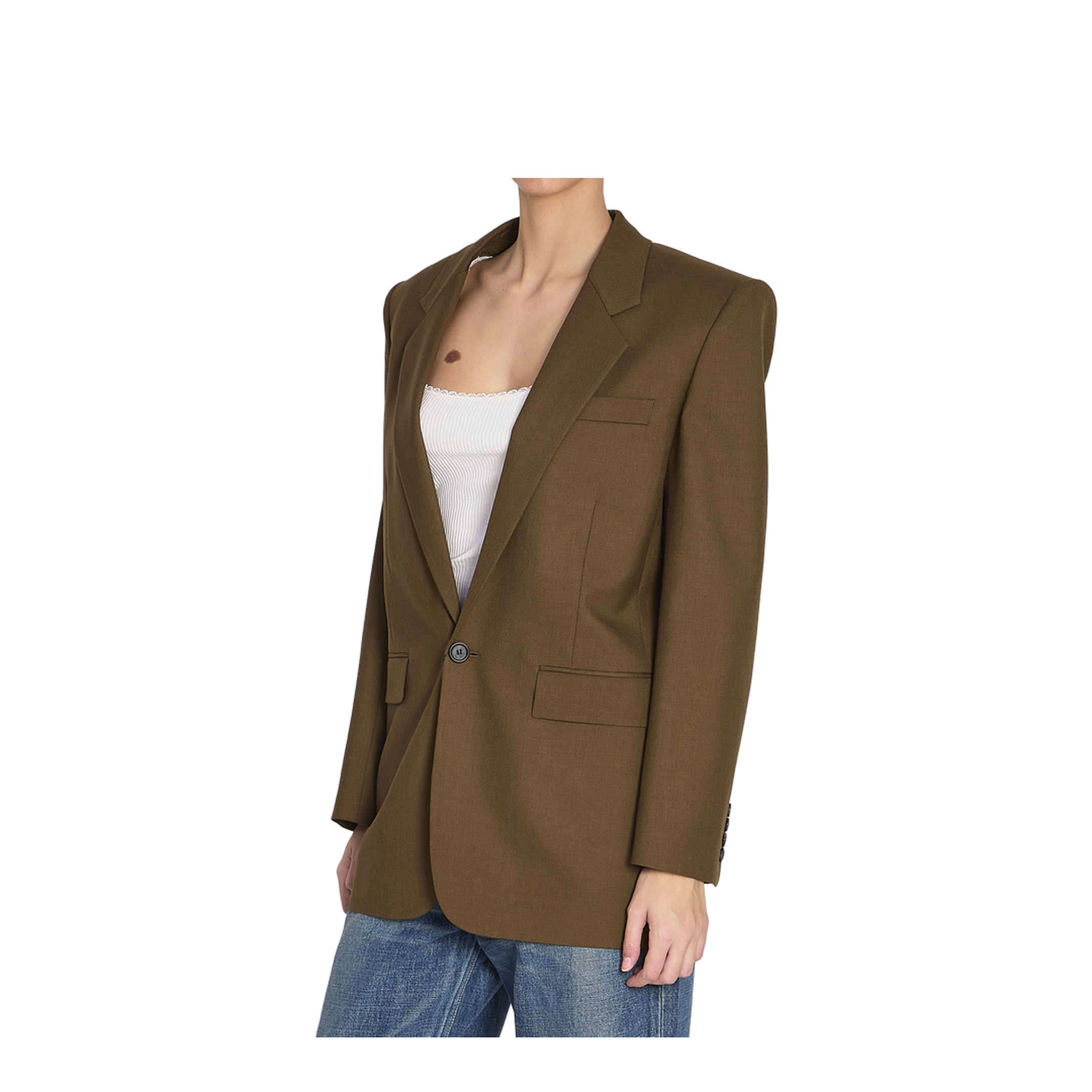 Khaki Wool Jacket
