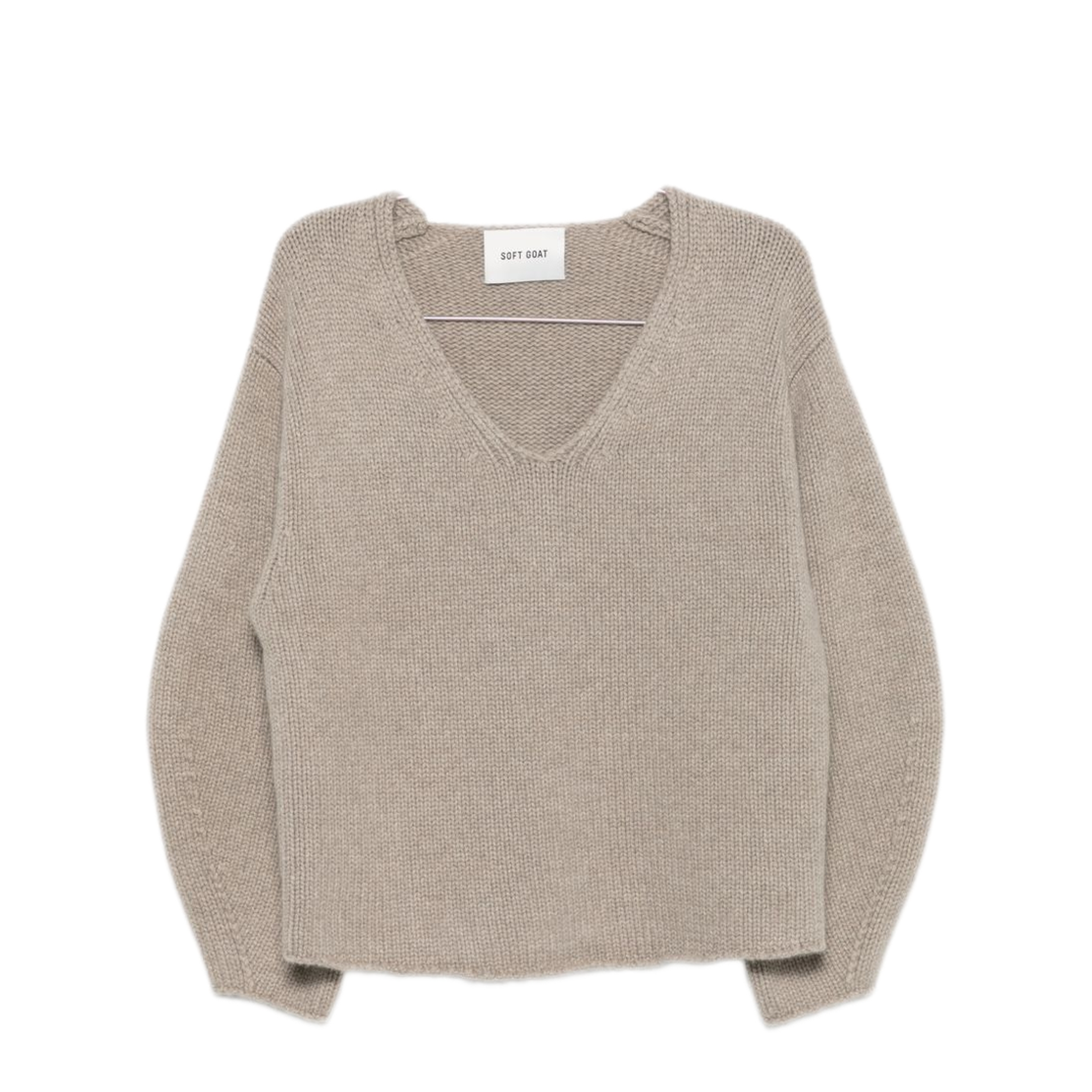 MAYFEYR - Soft Goat - Cashmere V Neck Sweater Beige - 2471500002GREIGE