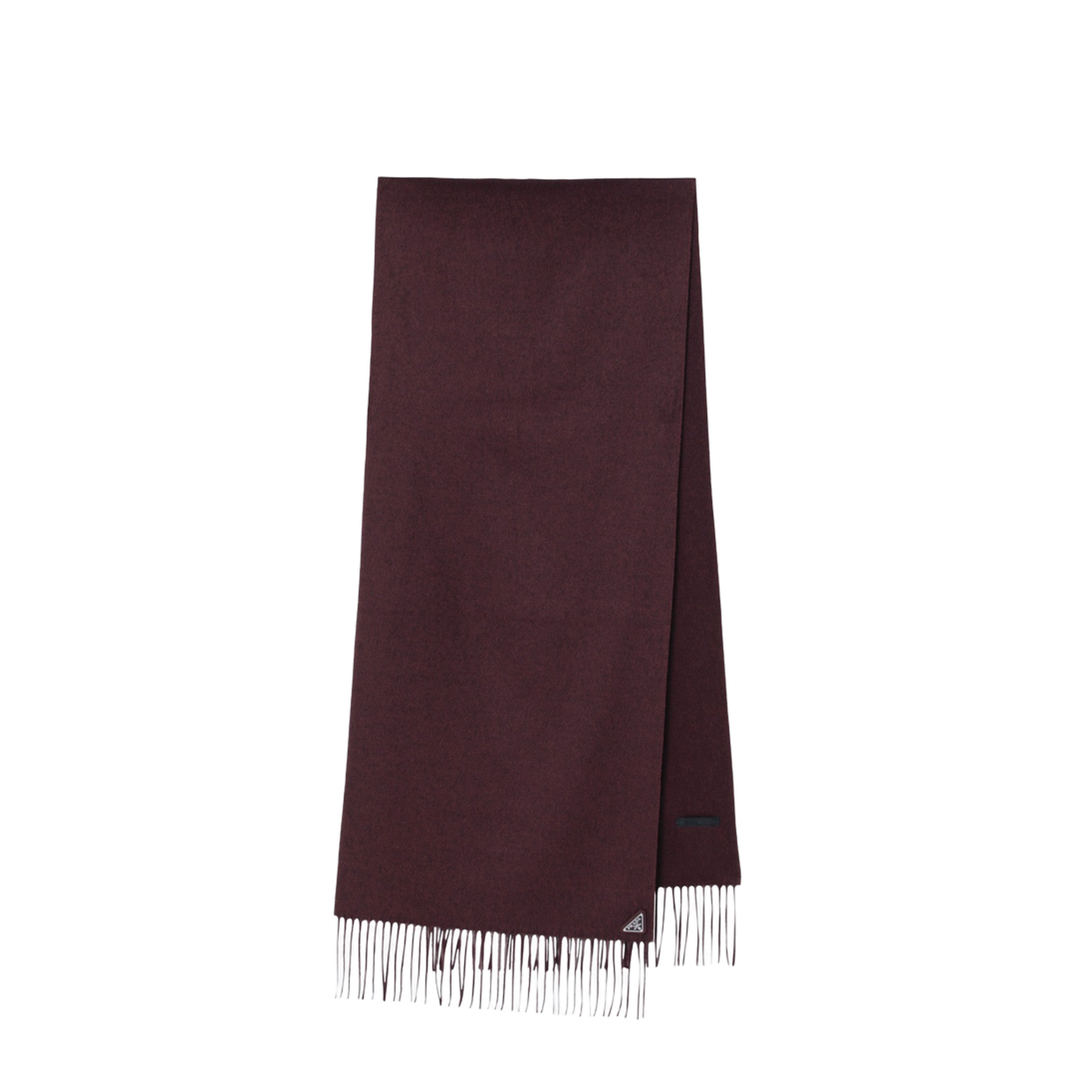 MAYFEYR - Prada - Bordeaux Scarf In Silk And Cashmere - 2FS0652COPF0007