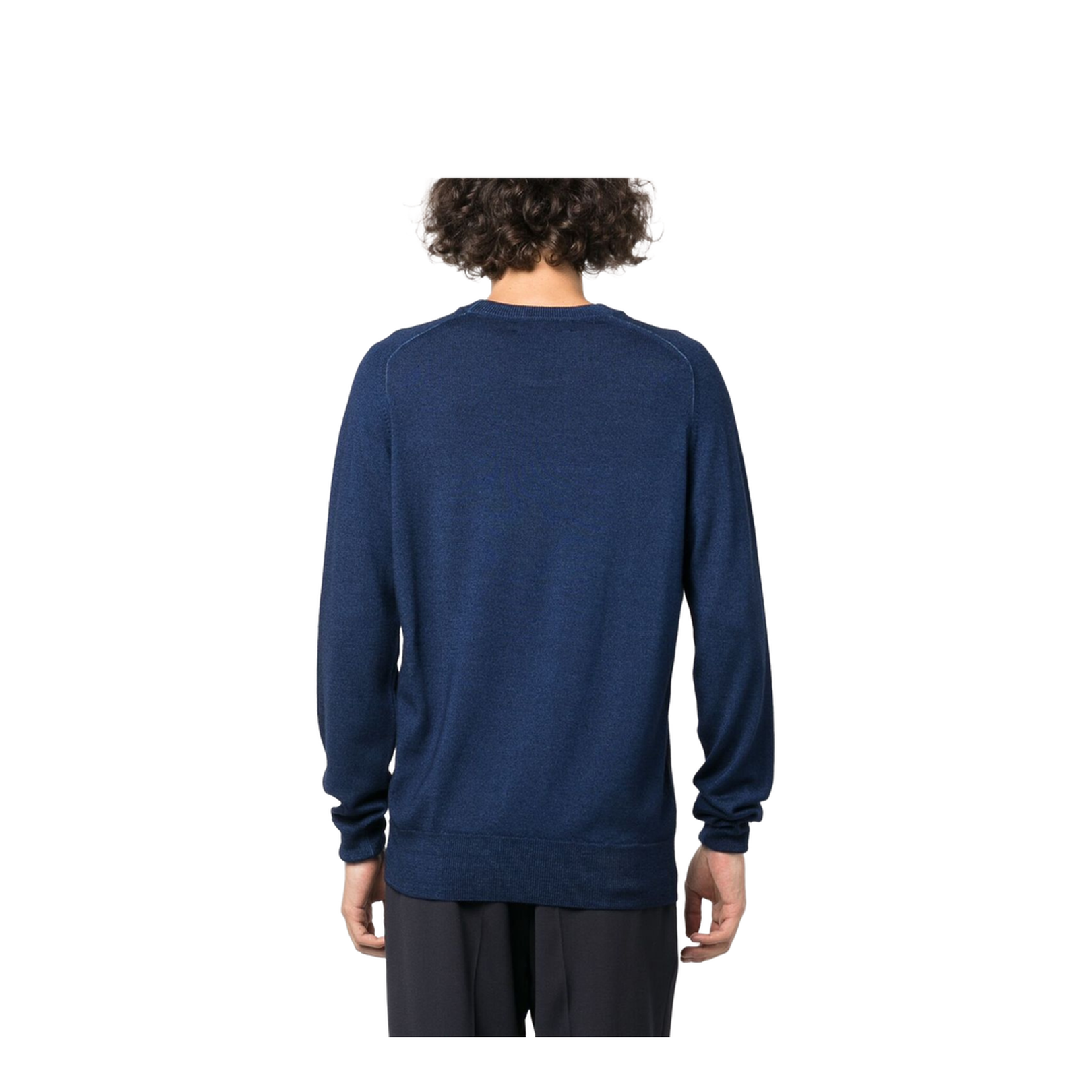 Logo-embroidered Crewneck Knitted Jumper