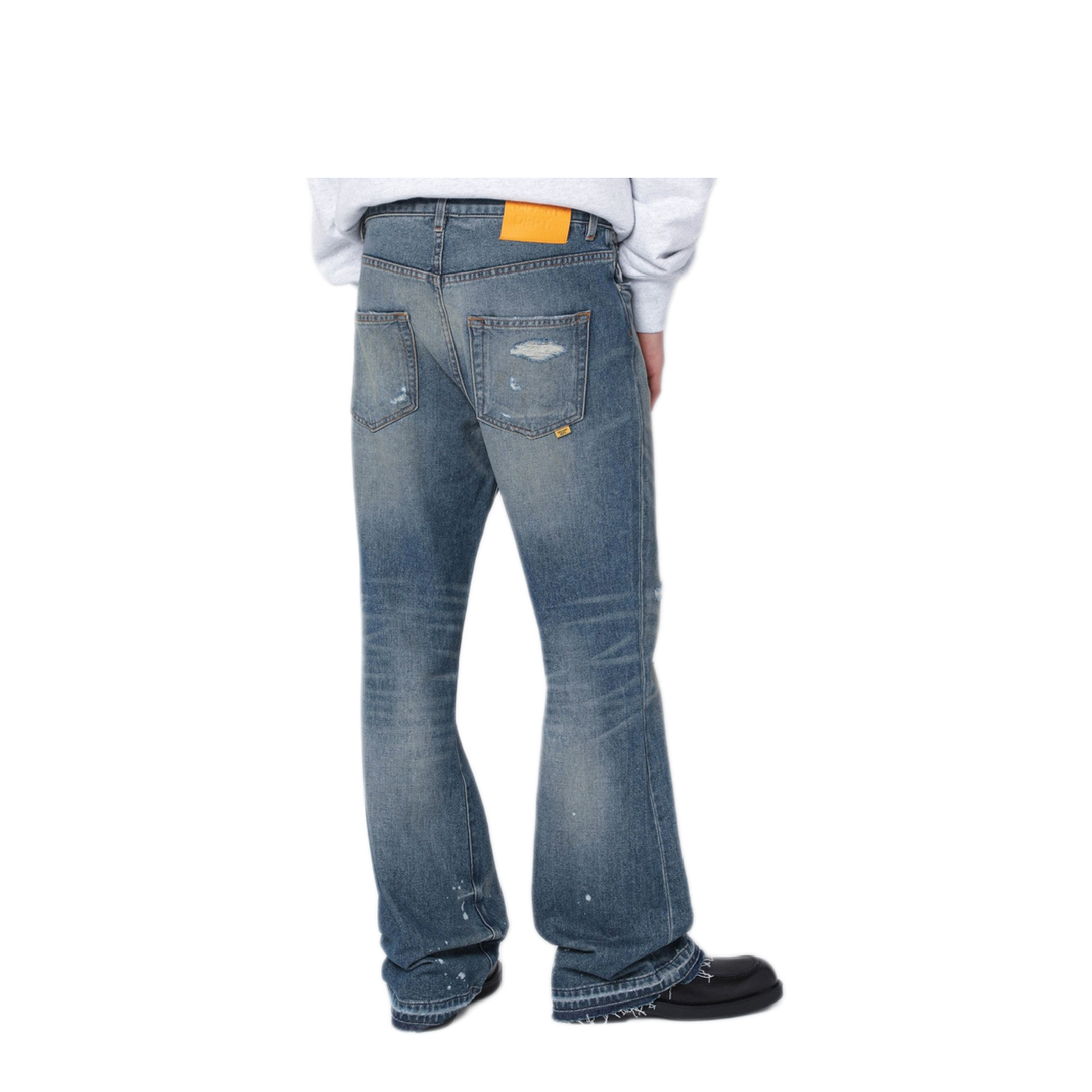 MAYFEYR - Gallery Dept. - Faded Indigo Jeans With Rips - D646-40038DEIN