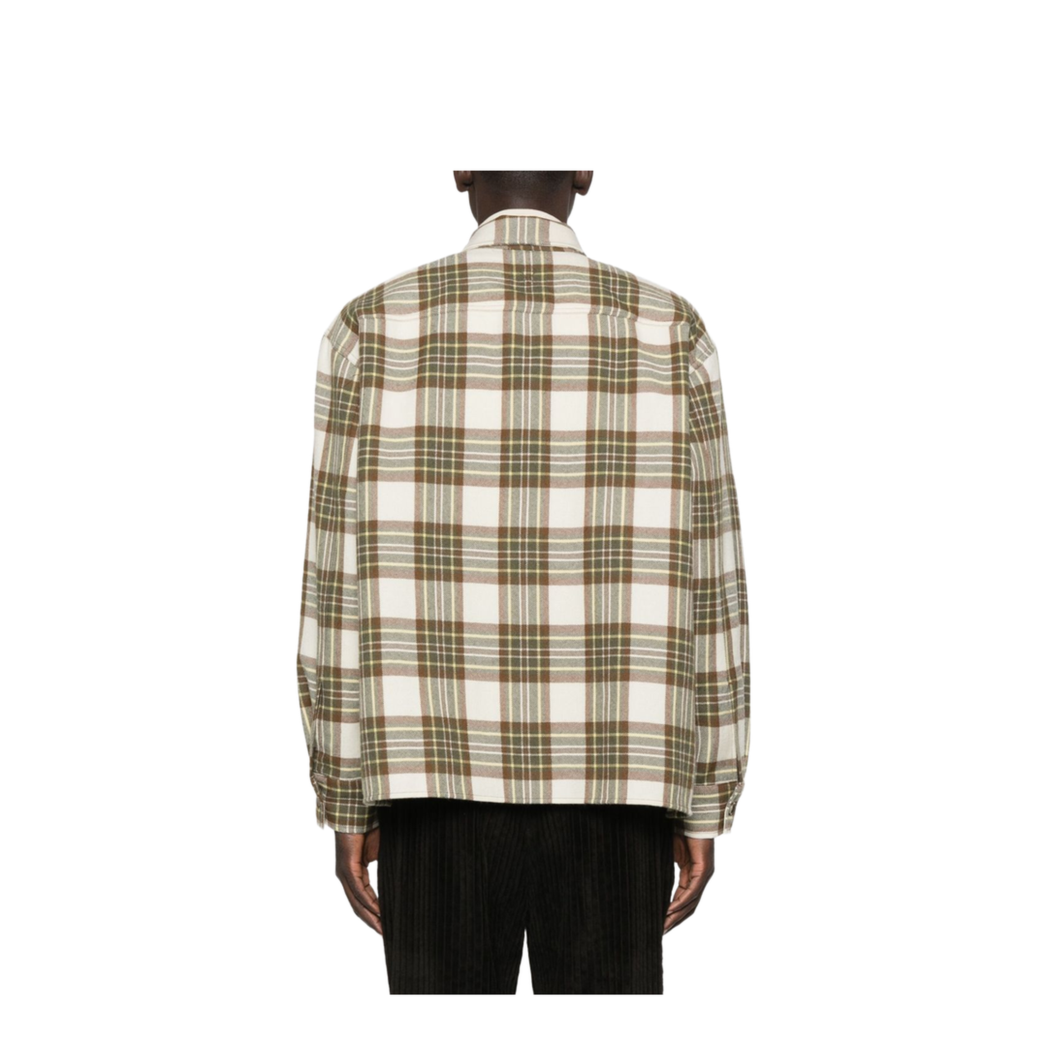 Wool Checked Overshirt