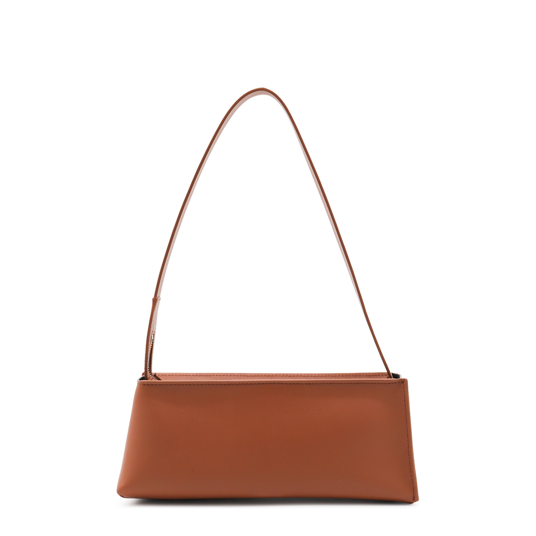 Museo Compact Baguette Bag Calfskin - Moca/Ivory