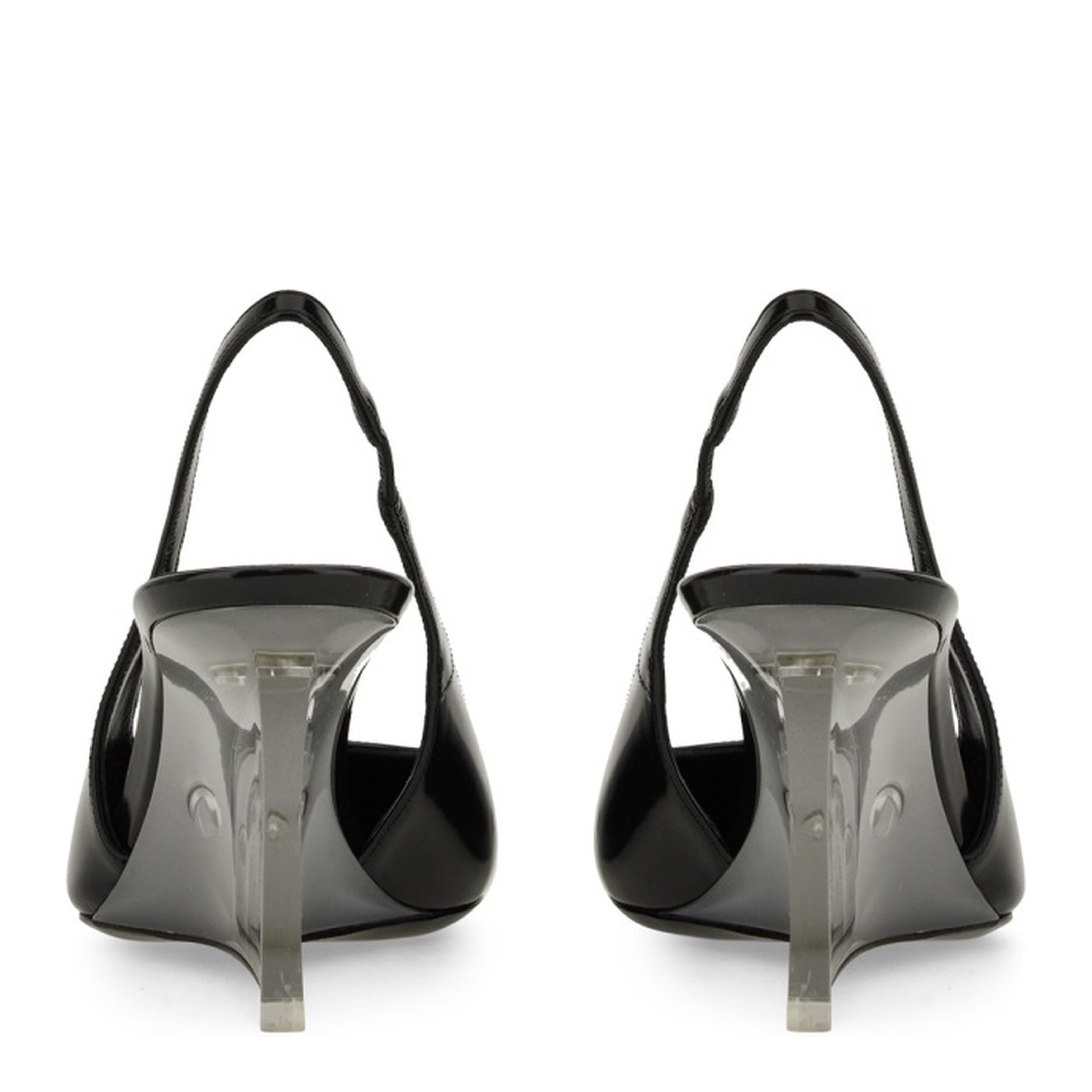 MAYFEYR - Saint Laurent - Leather Miller Wedges - 831087AADAA1000