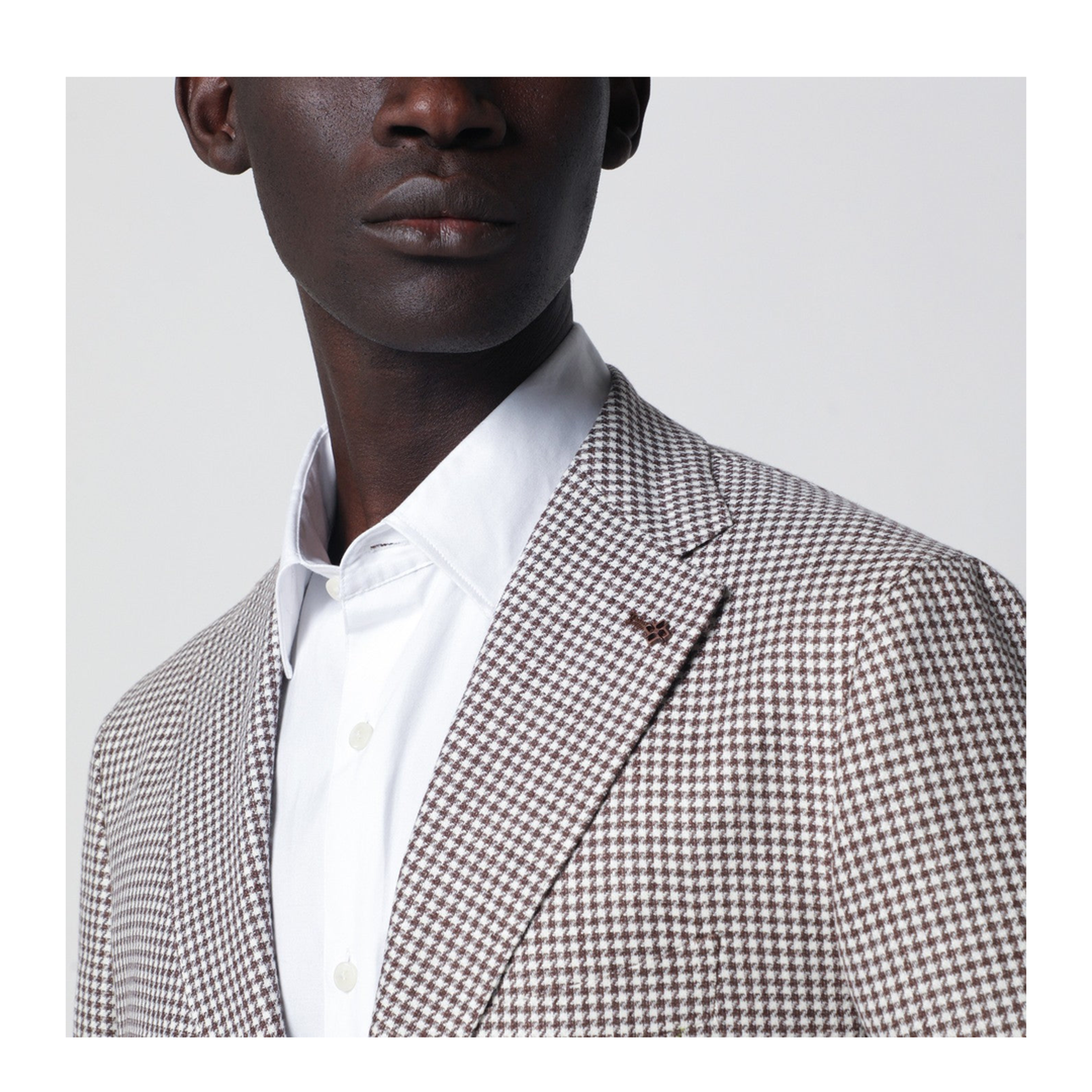 MAYFEYR - Tagliatore - Single Breasted Jacket With Brown Pattern - 1SMC22K520147EM981
