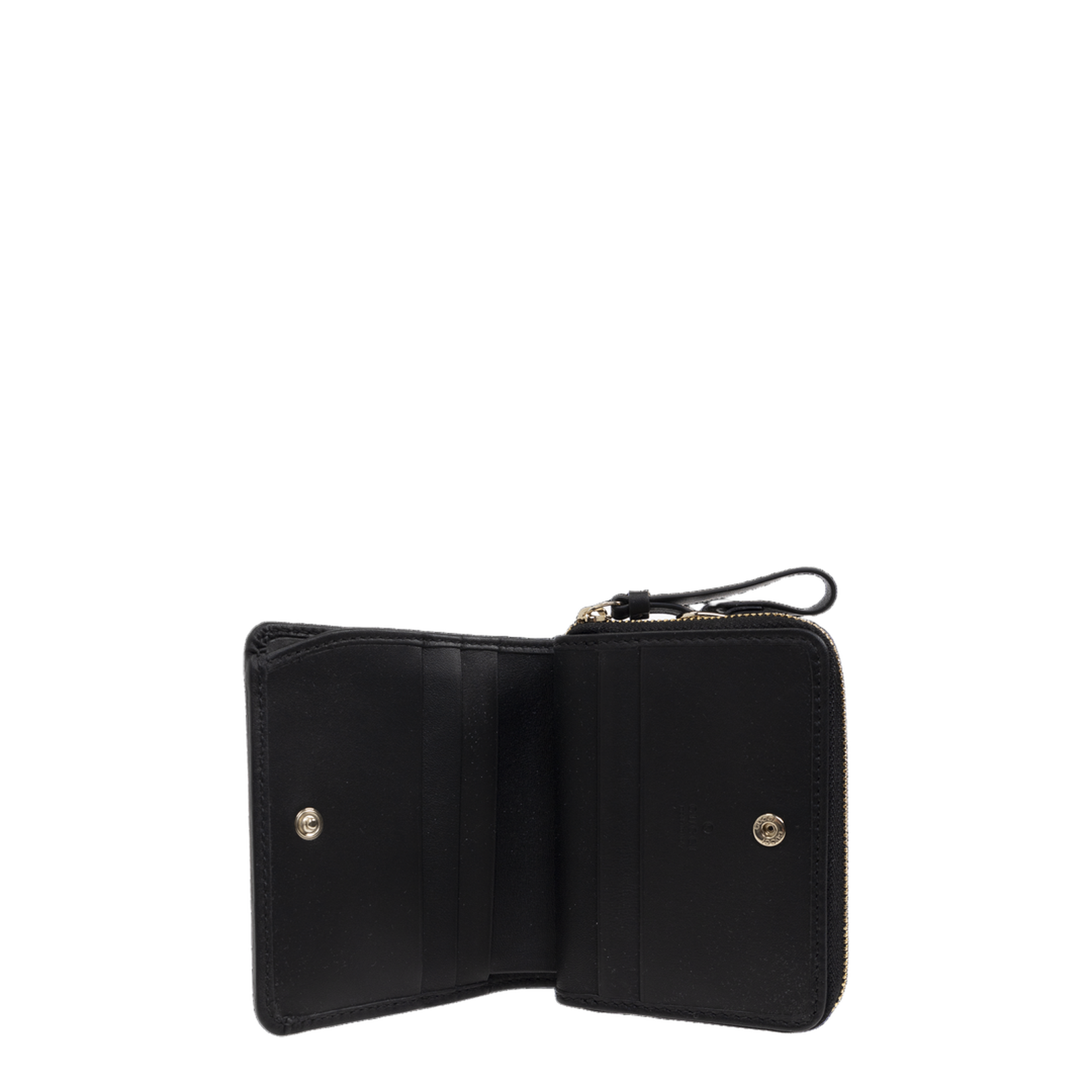 GG Emblem Mini Canvas Zip Wallet - Beige