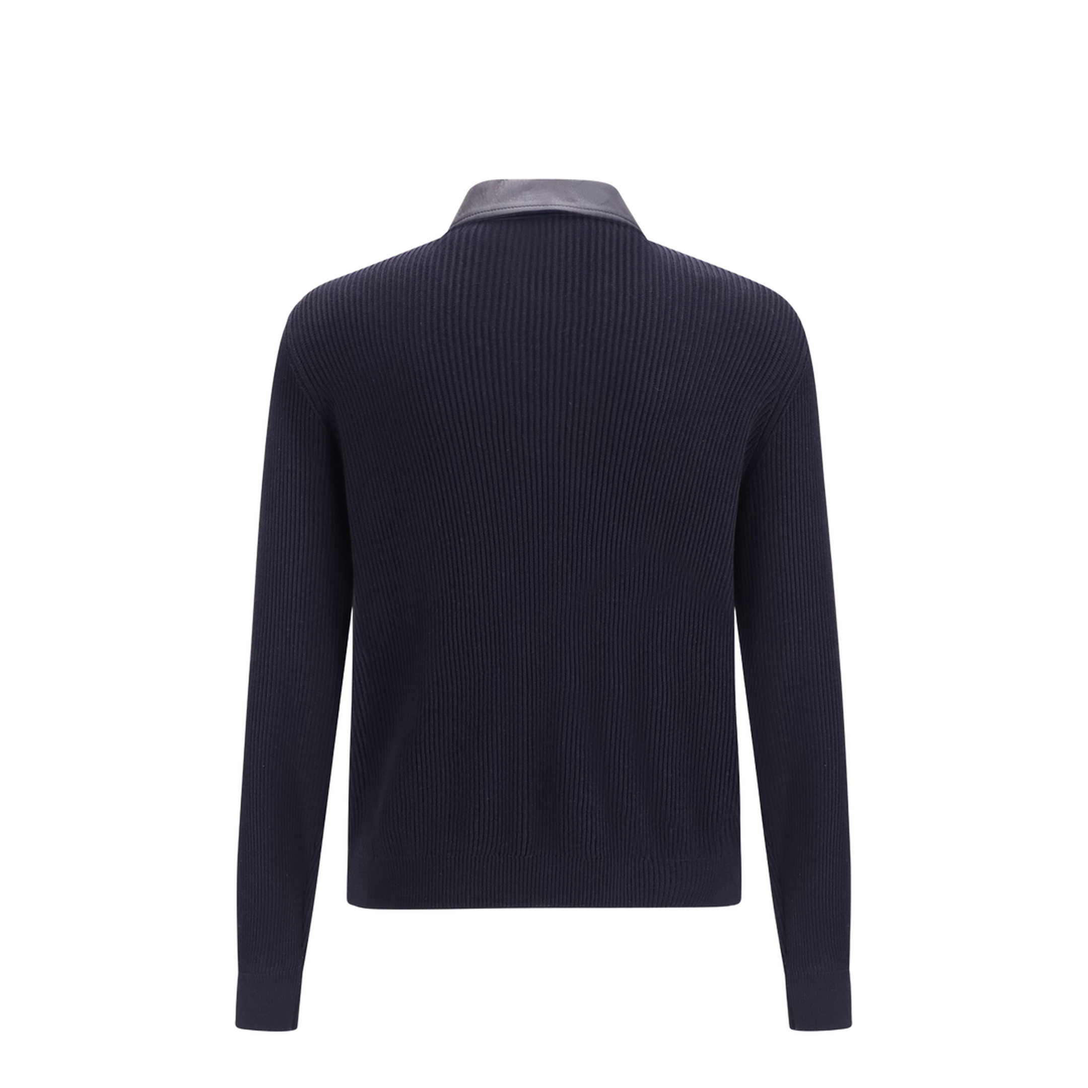 MAYFEYR - Brunello Cucinelli - Leather And Knit Jacket - MPMAH2077