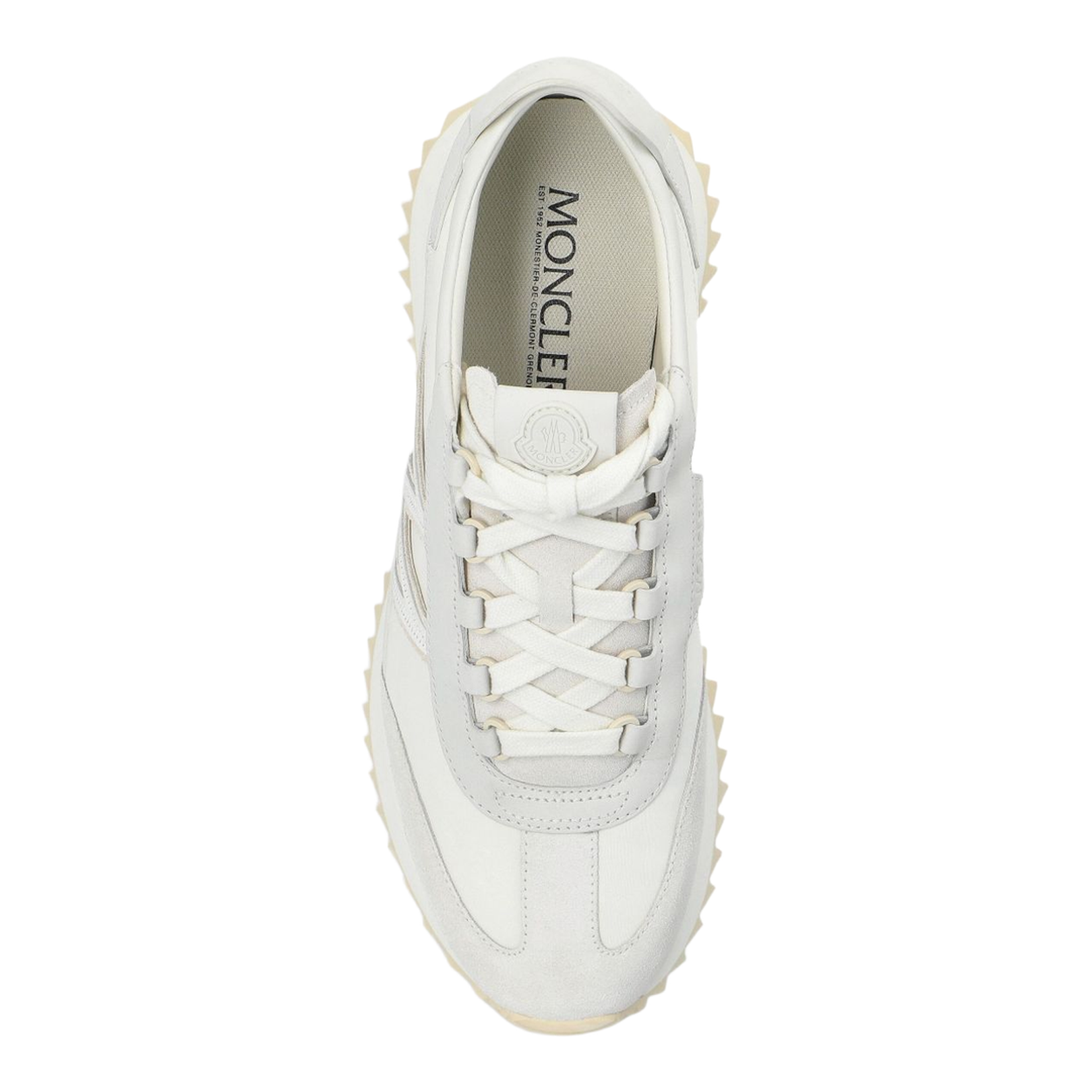 White Pacey2 Suede & Nubuck Trainers