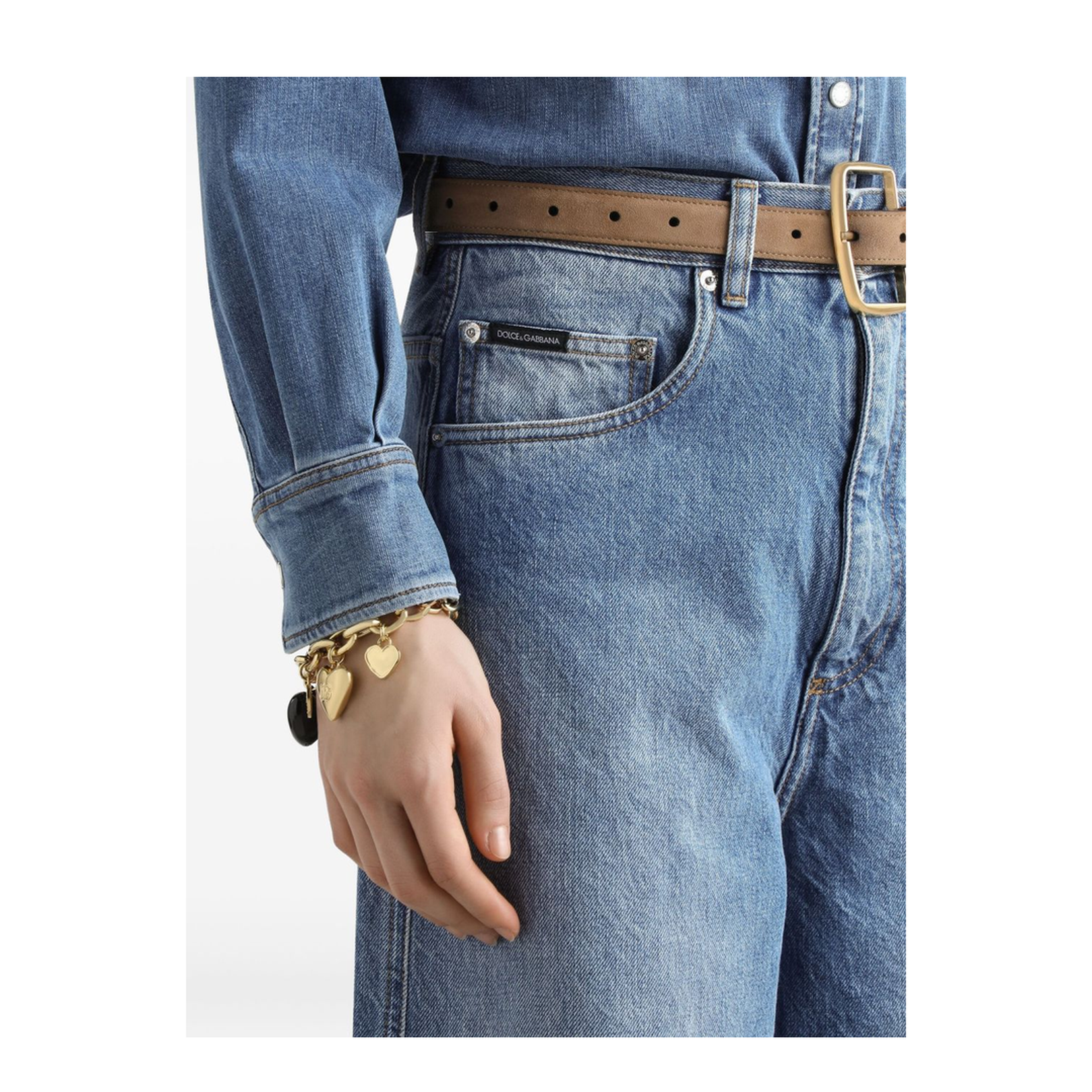 5-pocket denim trousers