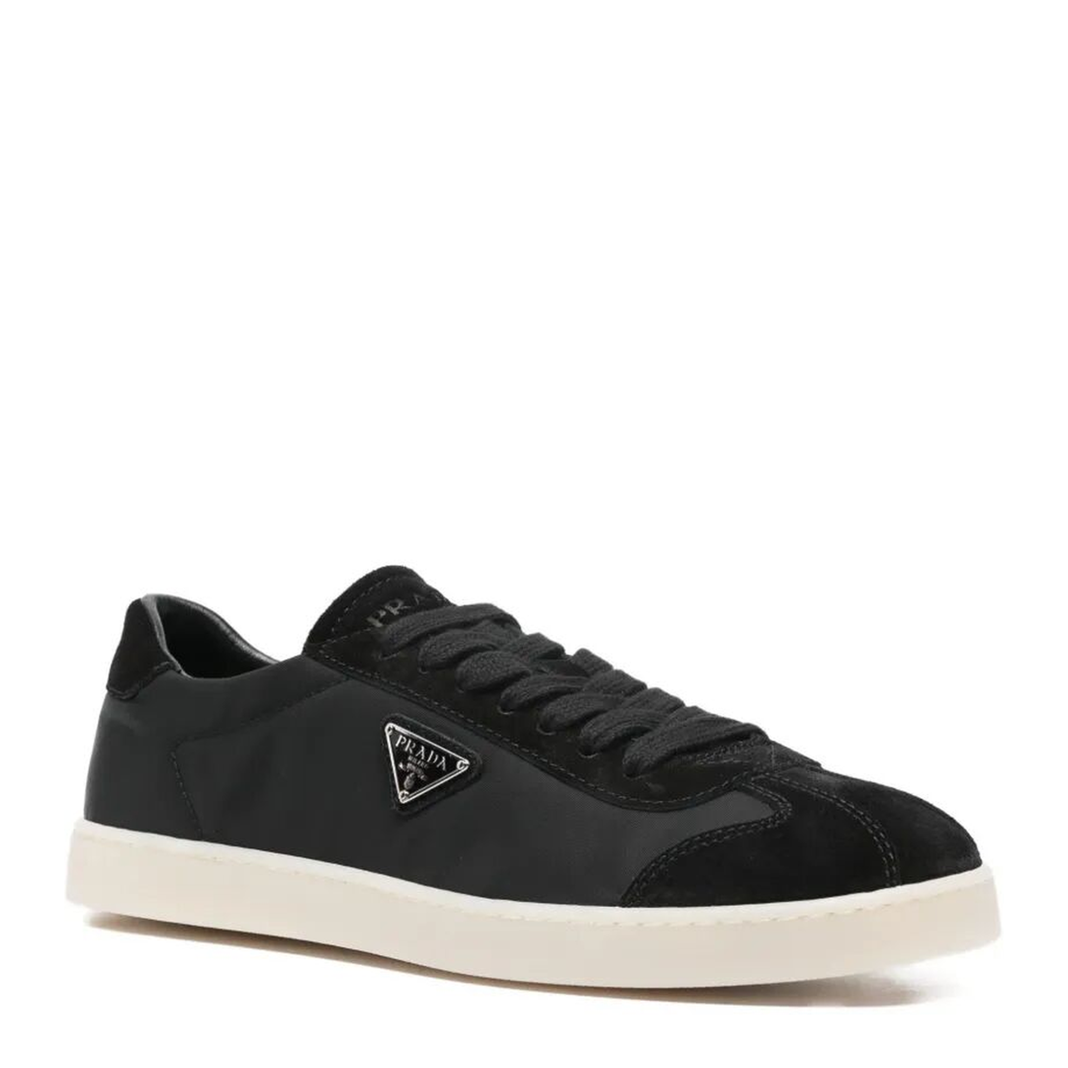 MAYFEYR - Prada - Nylon Sneakers With Suede Inserts - 2EE454FG000D7C