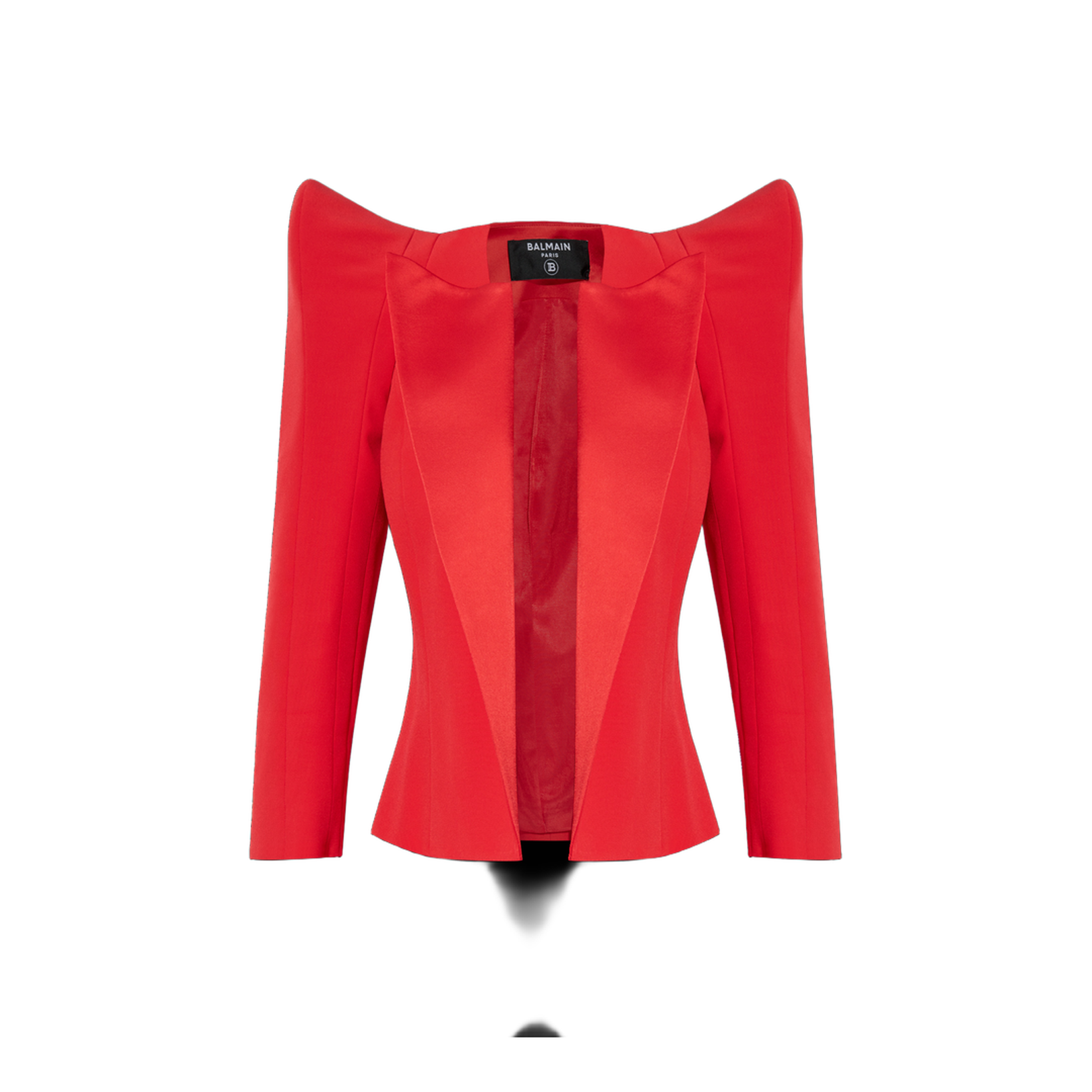 Blazer with Decorative Shoulders