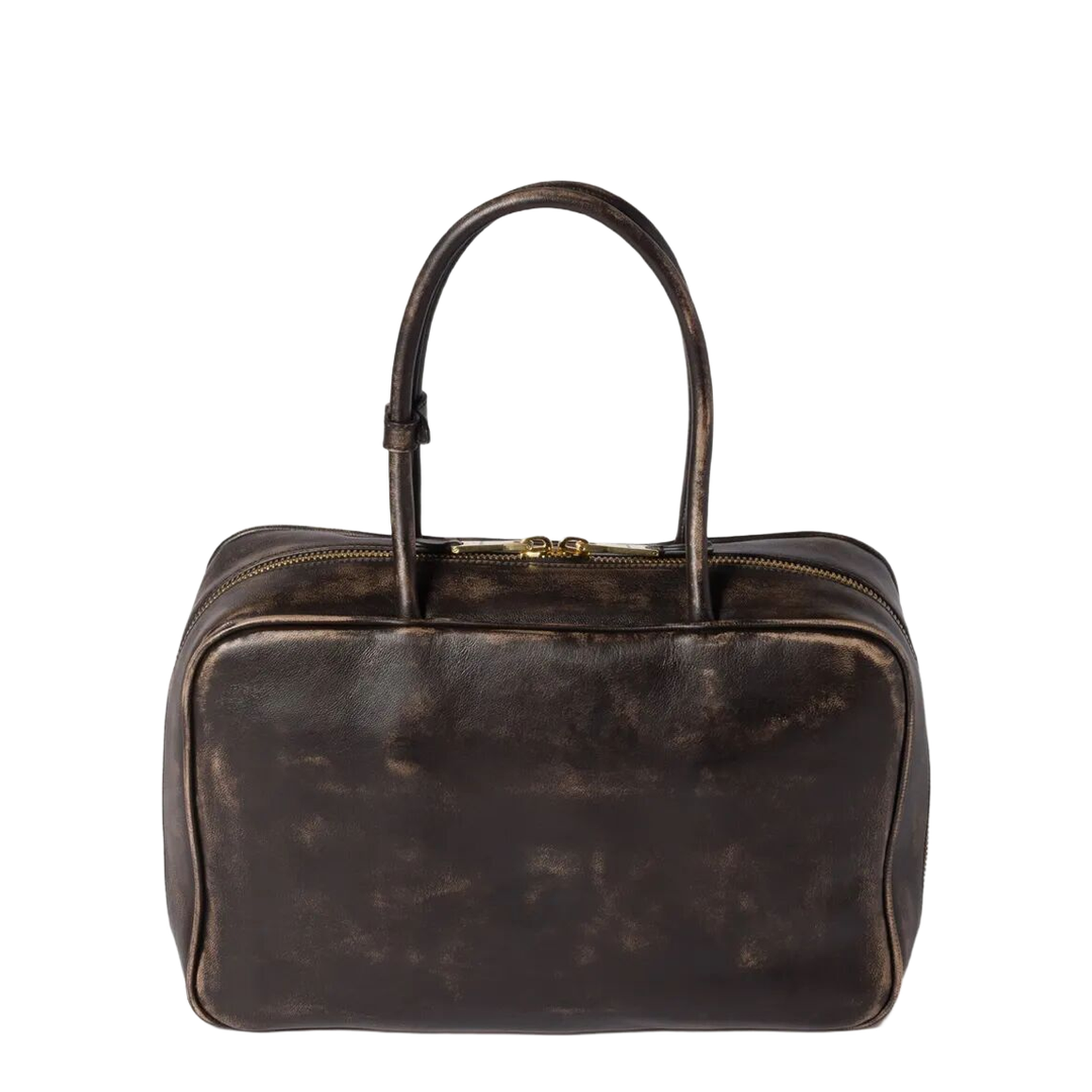 Beau Vintage-Effect Nappa Leather Bag