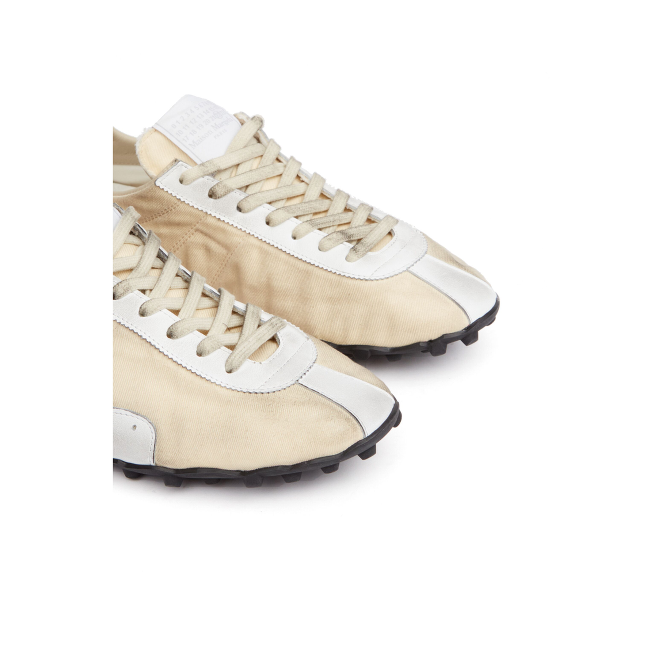 MAYFEYR - Maison Margiela - Leather Lace-Up Trainers - S58WS0264P8190HA775