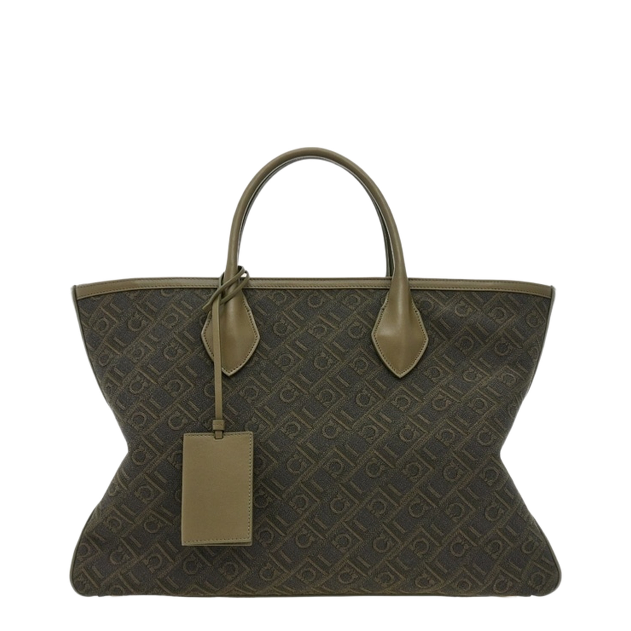 Monogram Jacquard Tote Bag Large