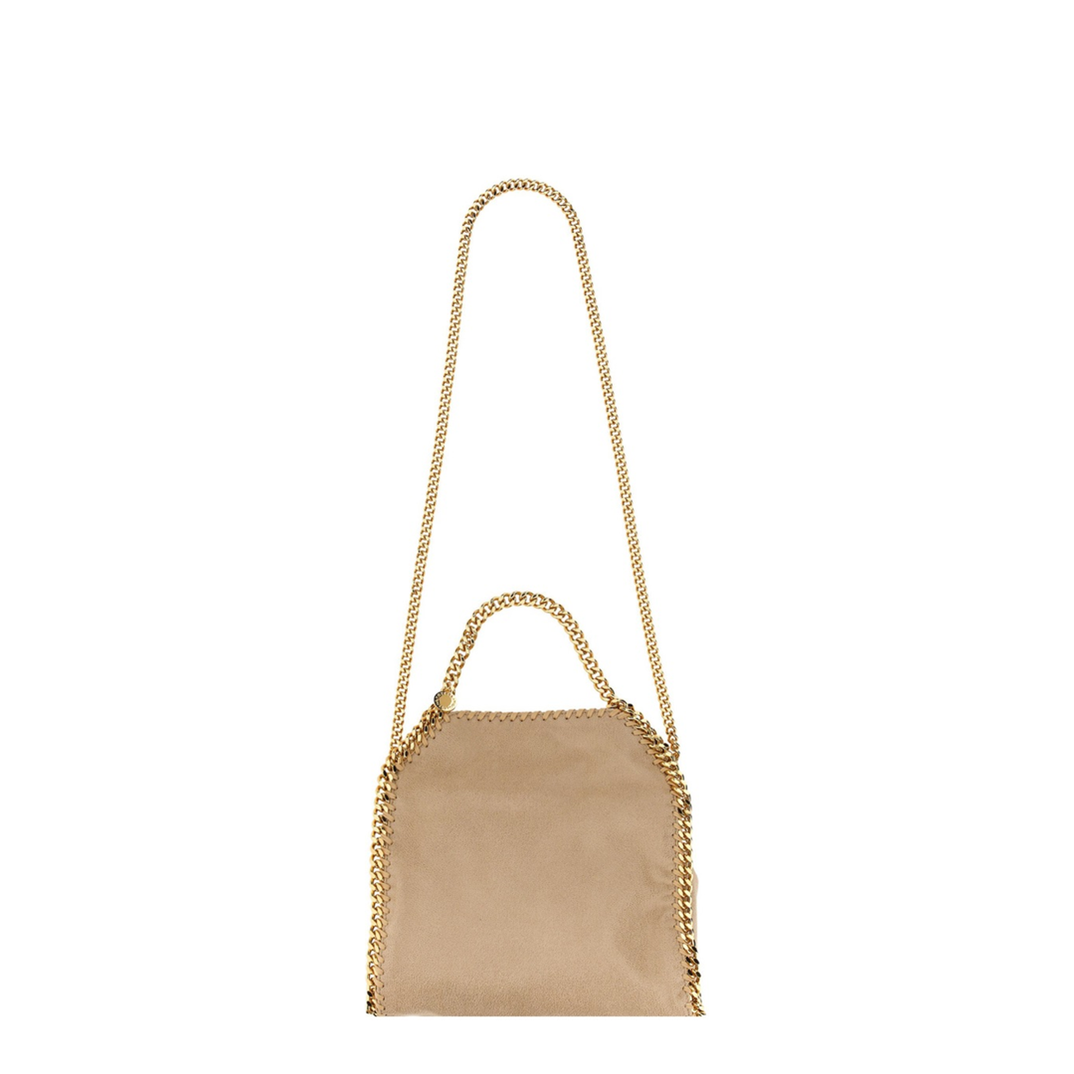 Falabella Mini Matte Vegan Shaggy Deer Tote Bag - Clotted Cream