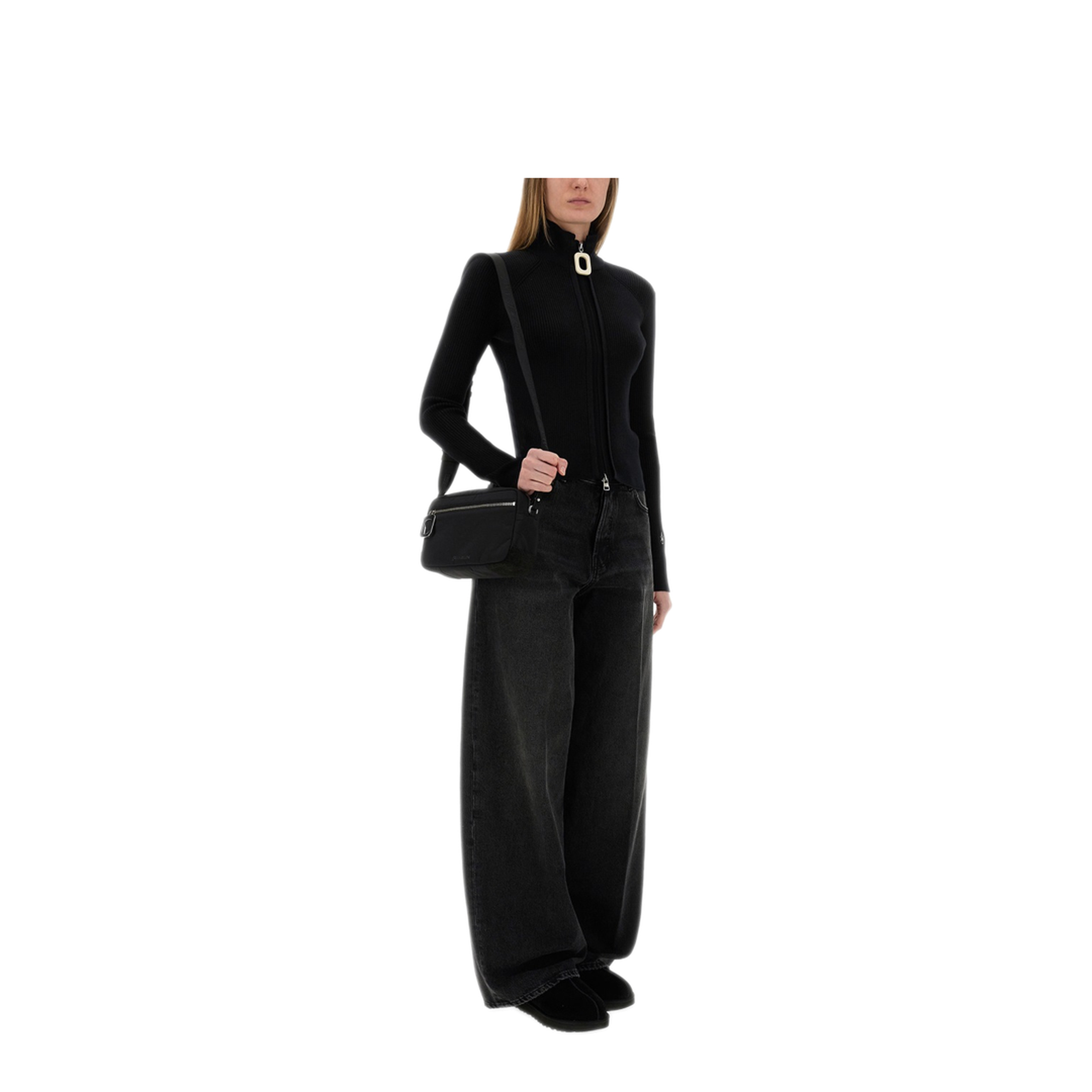 MAYFEYR - JW ANDERSON - Fitted Cardigan With Zipper - KW1353YN0398999