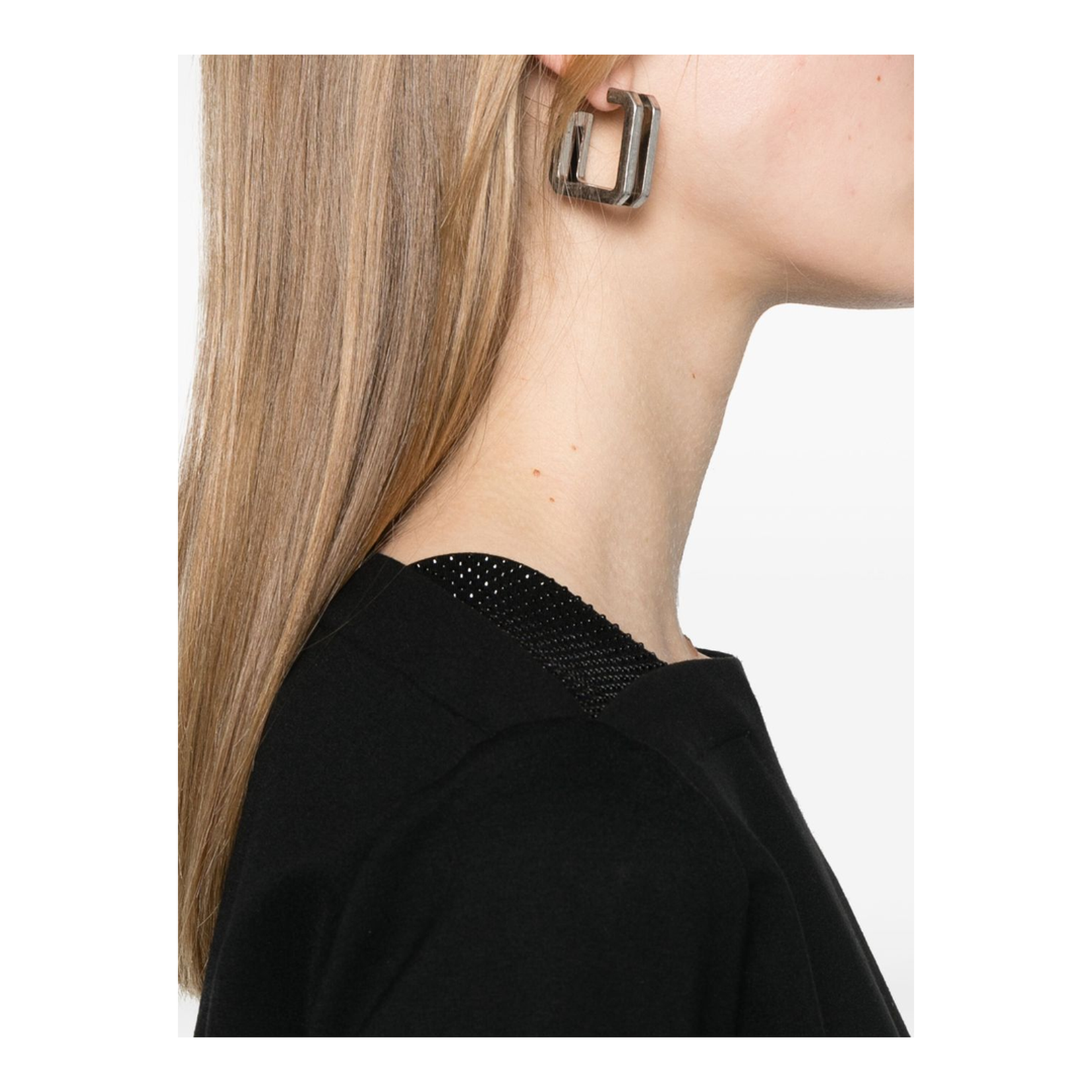 Black Boat Neck Sweater