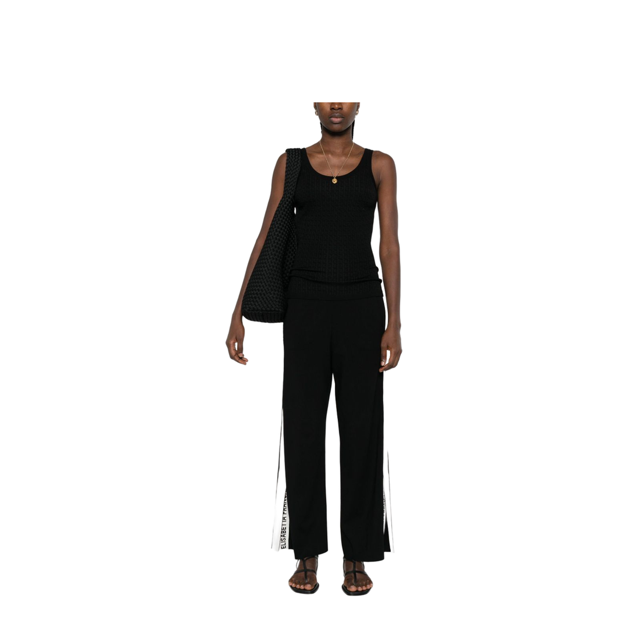 MAYFEYR - Elisabetta Franchi - Top Black - TK58S56E2110