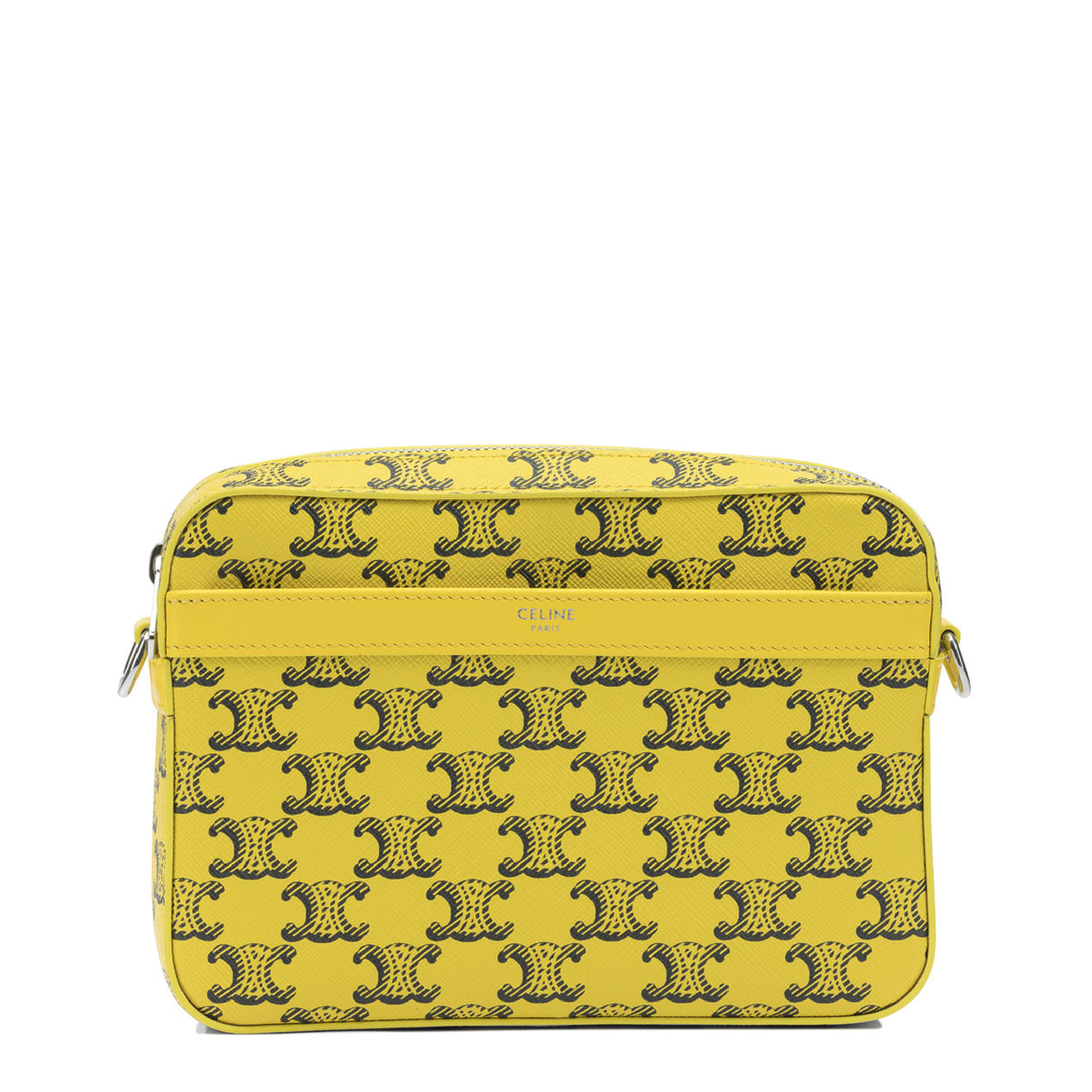 Triomphe Canvas Small Canvas Messenger Bag - Ultra Yellow
